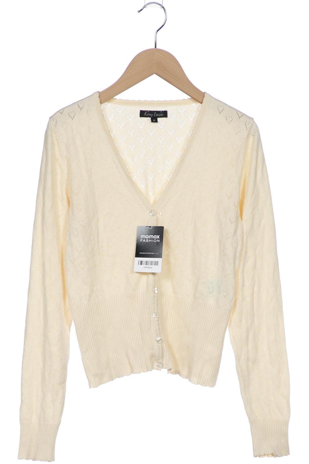 

King Louie Damen Strickjacke, cremeweiß, Gr. 38