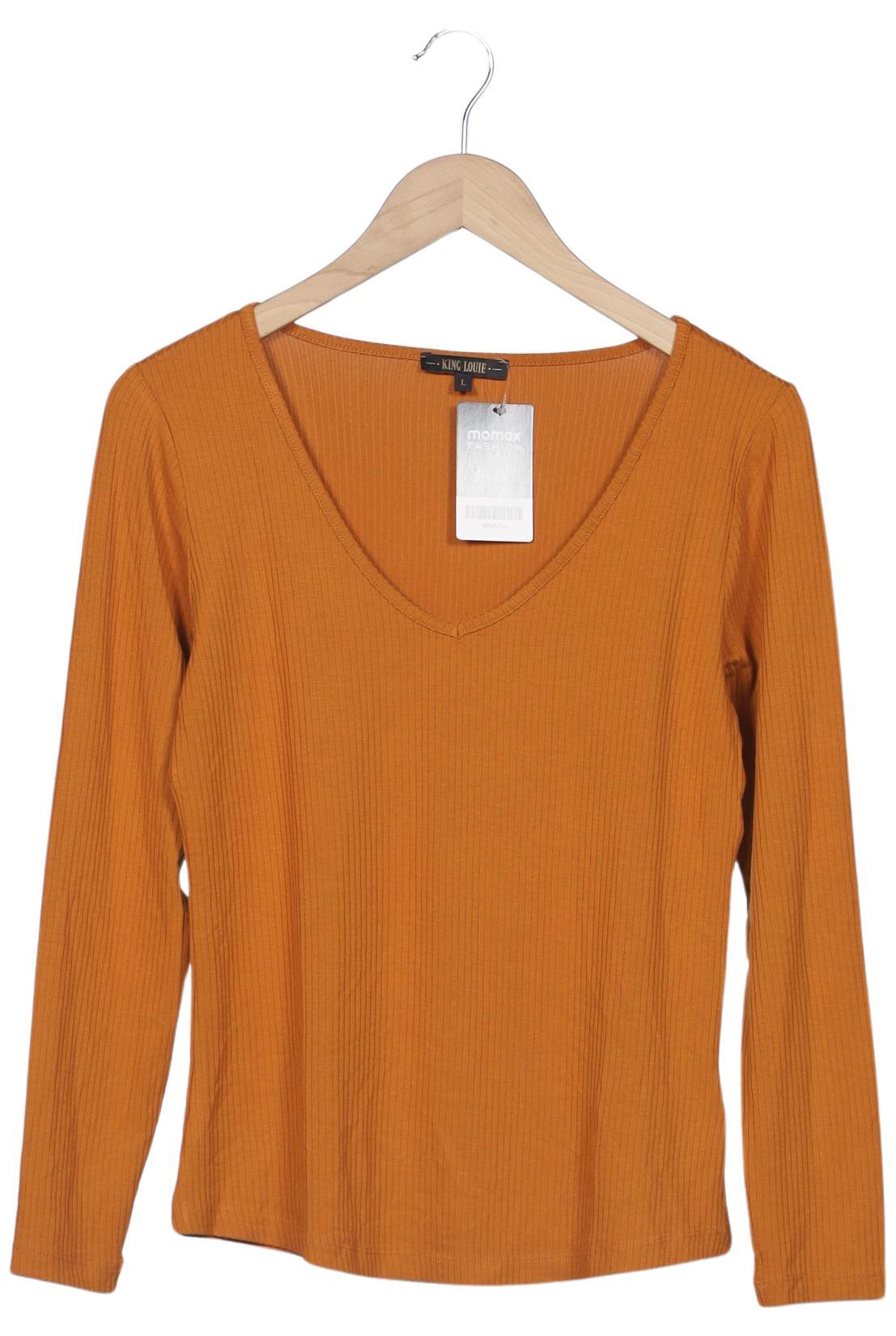 

King Louie Damen Langarmshirt, orange, Gr. 42