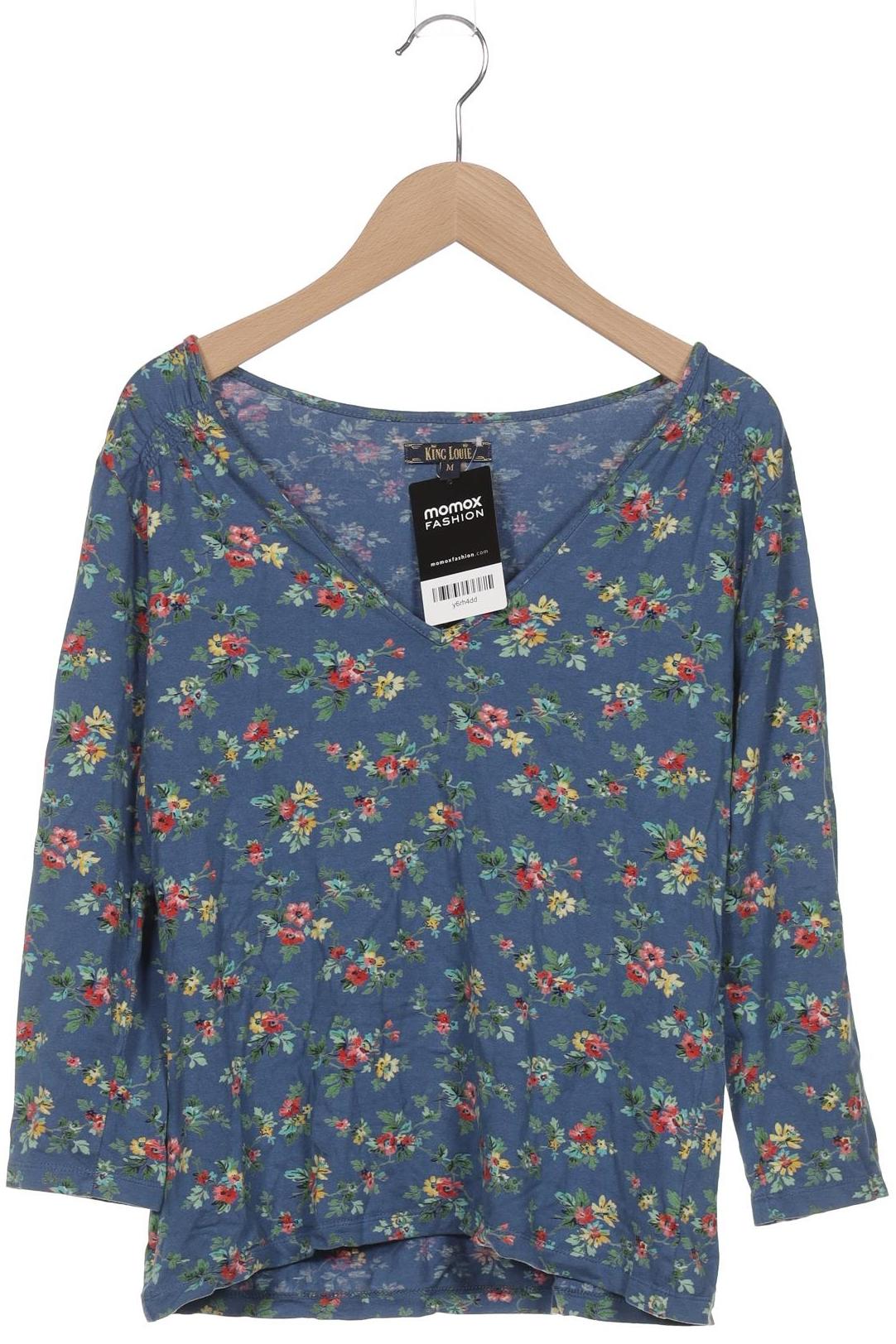 

King Louie Damen Langarmshirt, marineblau, Gr. 38