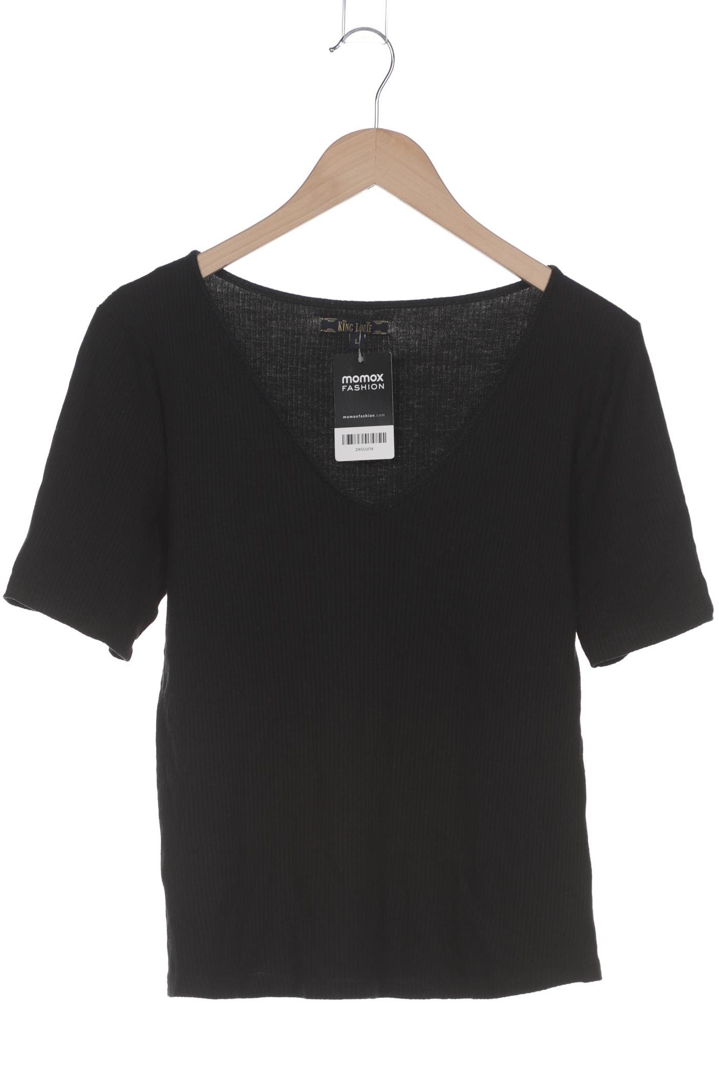 

King Louie Damen T-Shirt, schwarz, Gr. 42