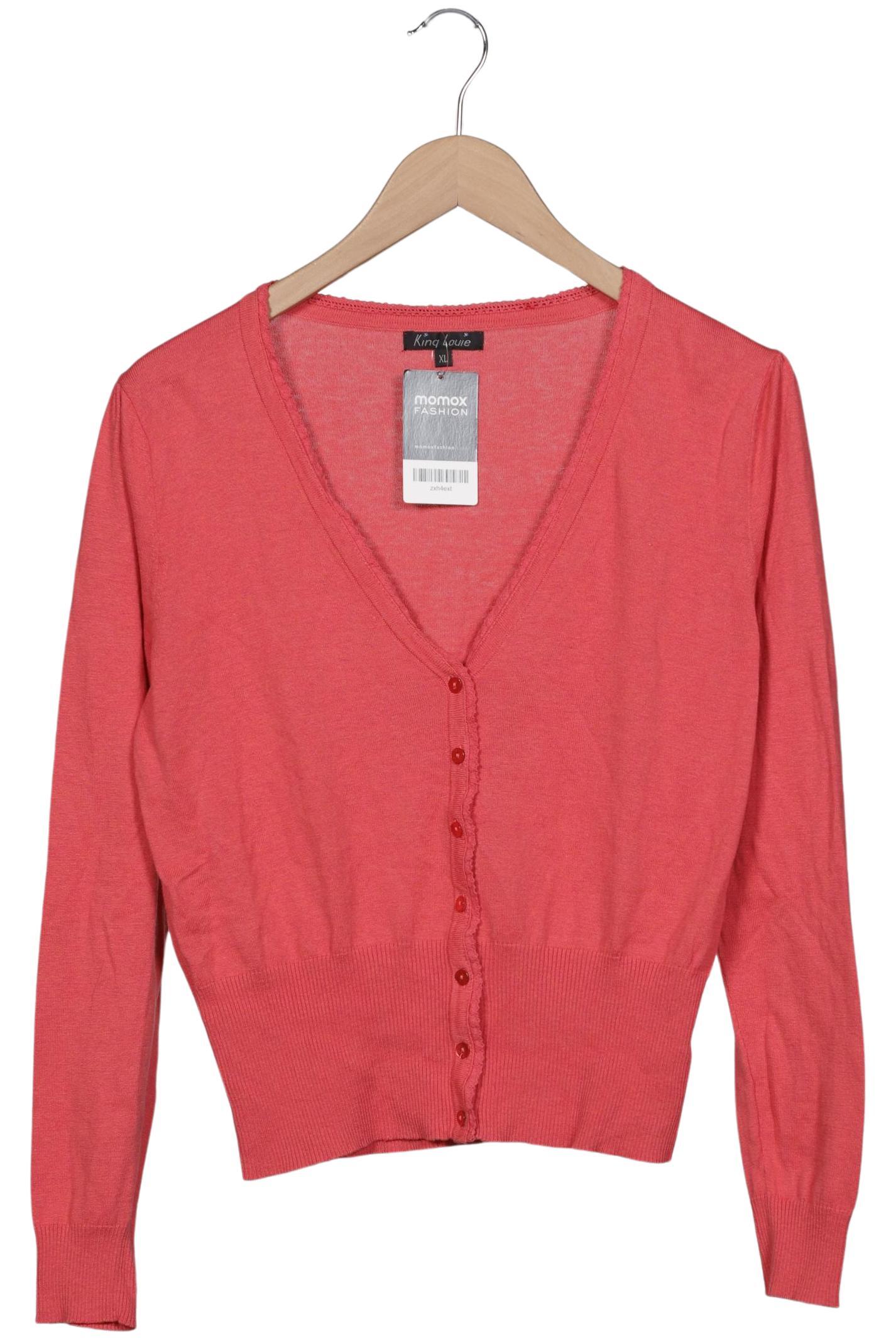 

King Louie Damen Strickjacke, pink, Gr. 44