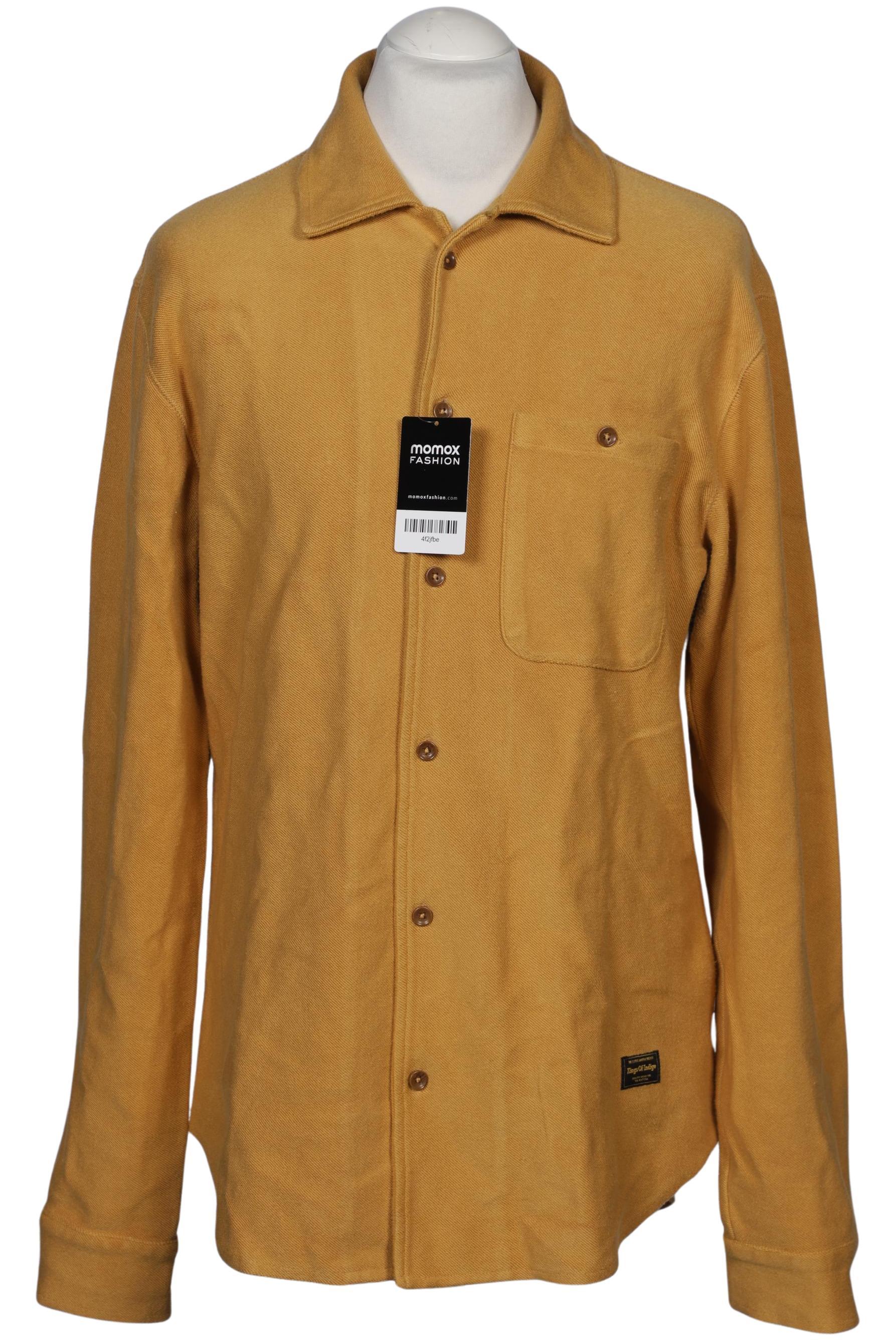 

Kings of Indigo Herren Hemd, gelb, Gr. 48