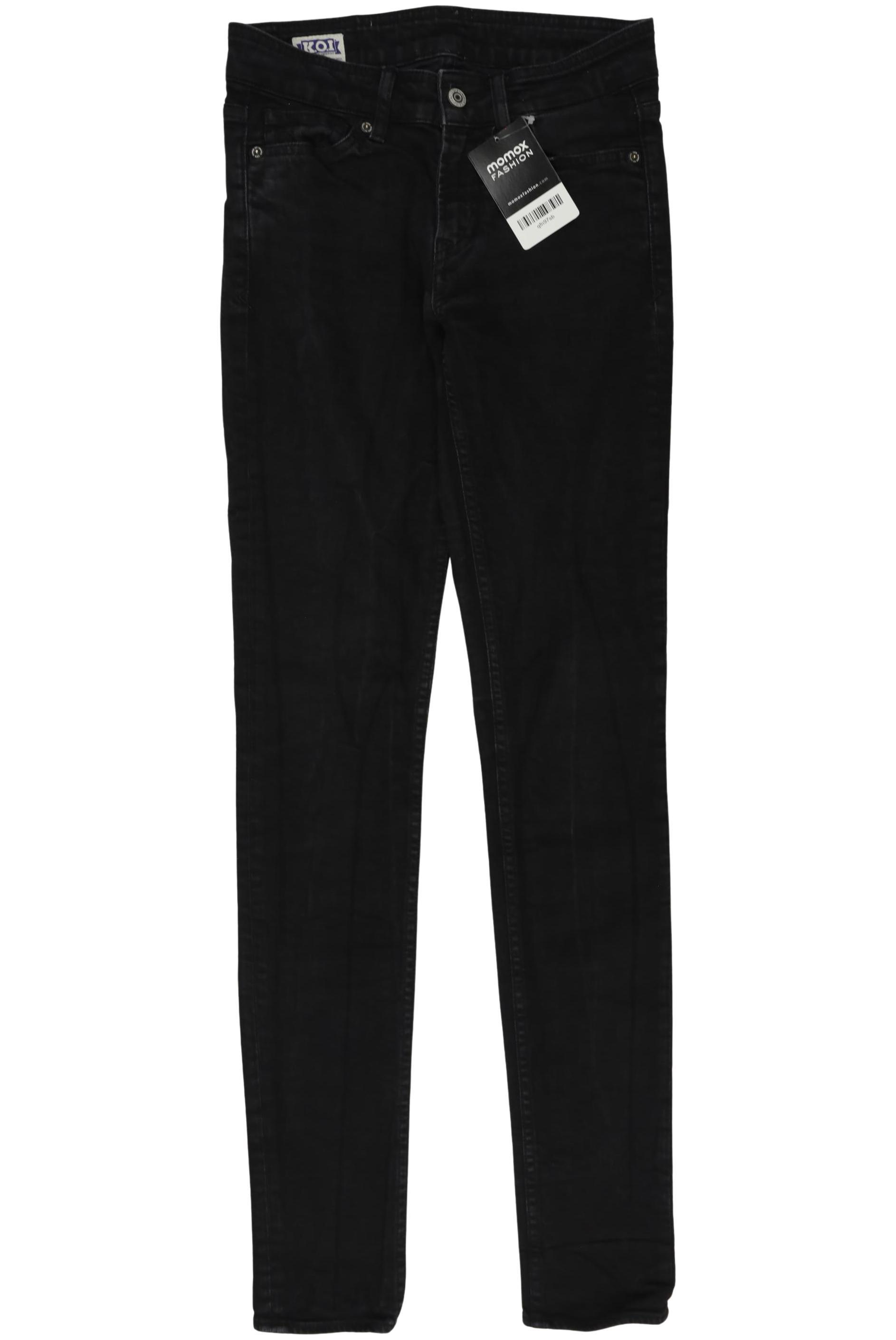 

Kings of Indigo Damen Jeans, schwarz, Gr. 26