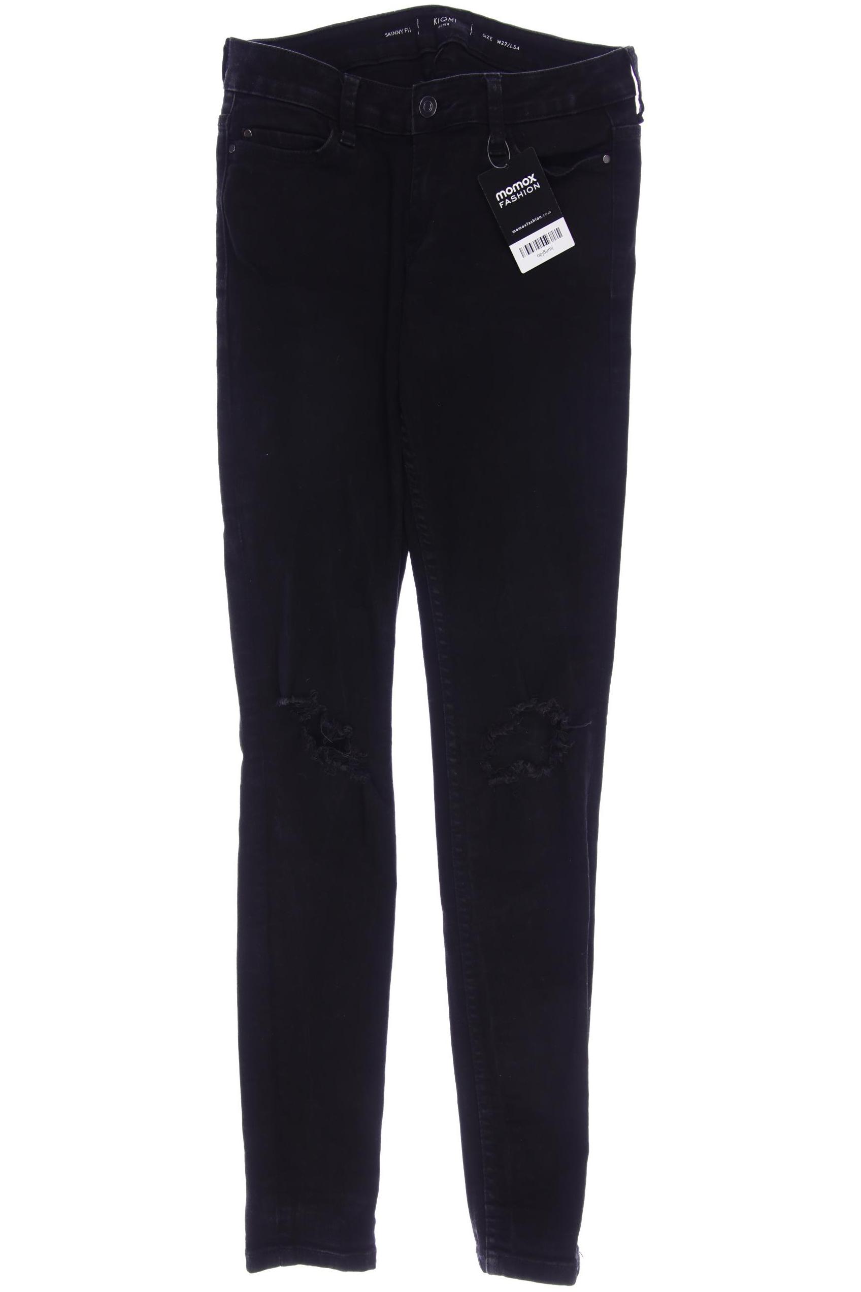 

Kiomi Damen Jeans, schwarz, Gr. 27