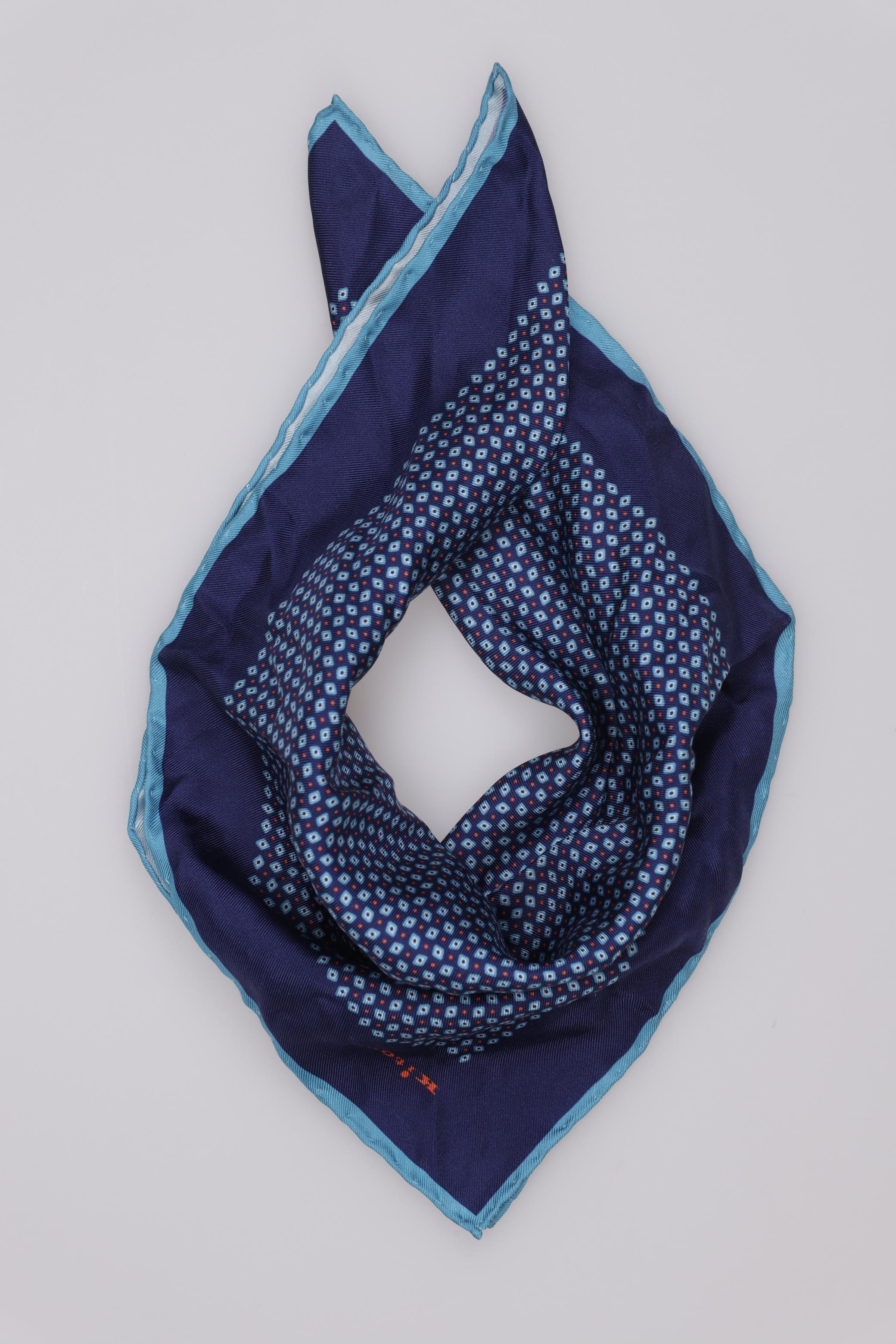 

Kiton Herren Schal, marineblau, Gr.