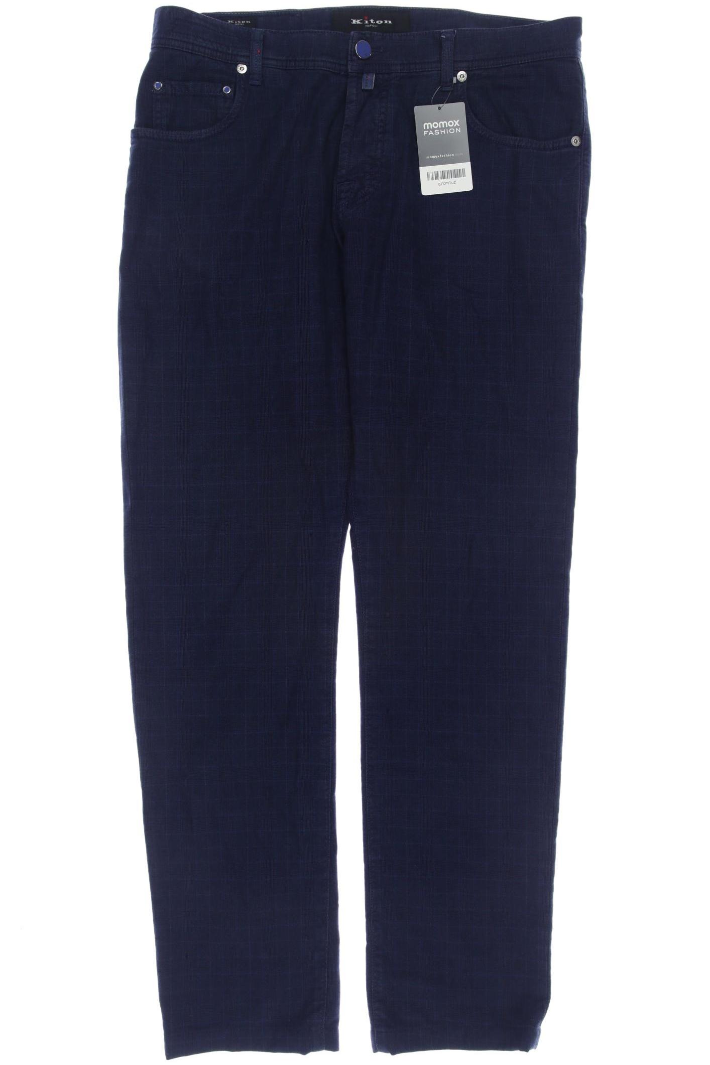 

Kiton Herren Stoffhose, marineblau, Gr. 33