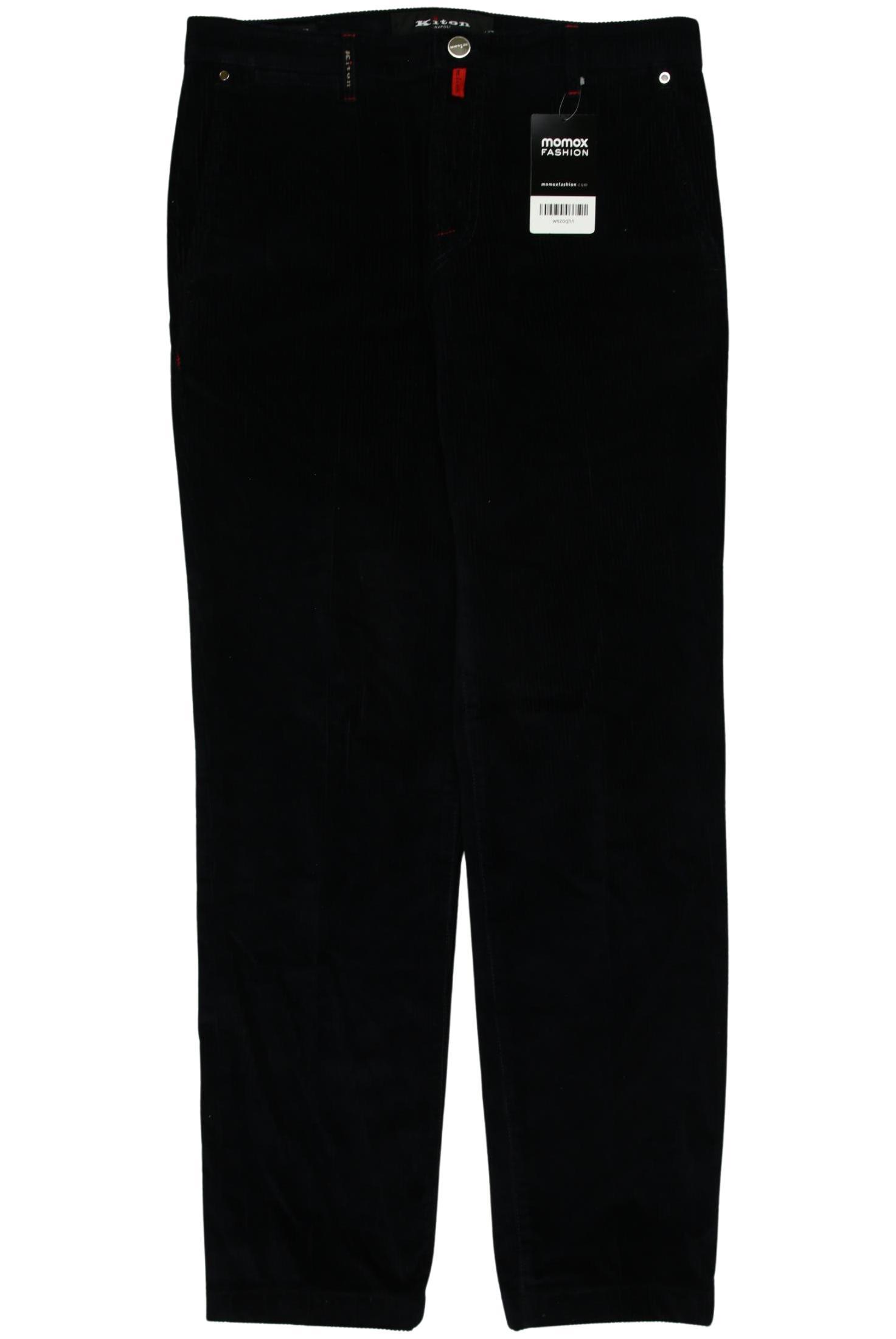 

Kiton Herren Stoffhose, marineblau, Gr. 32