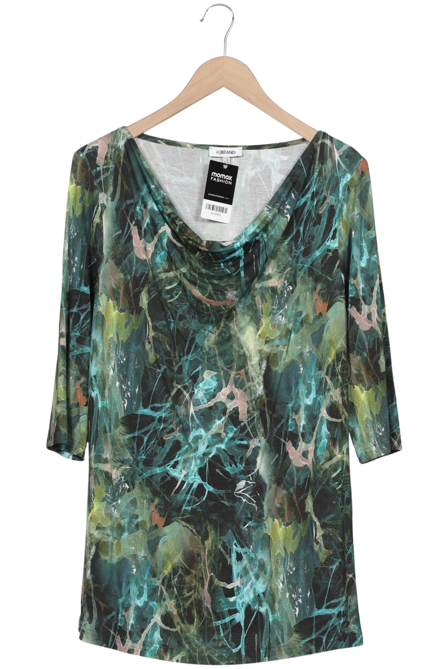 

Kj brand Damen Langarmshirt, grün, Gr. 42