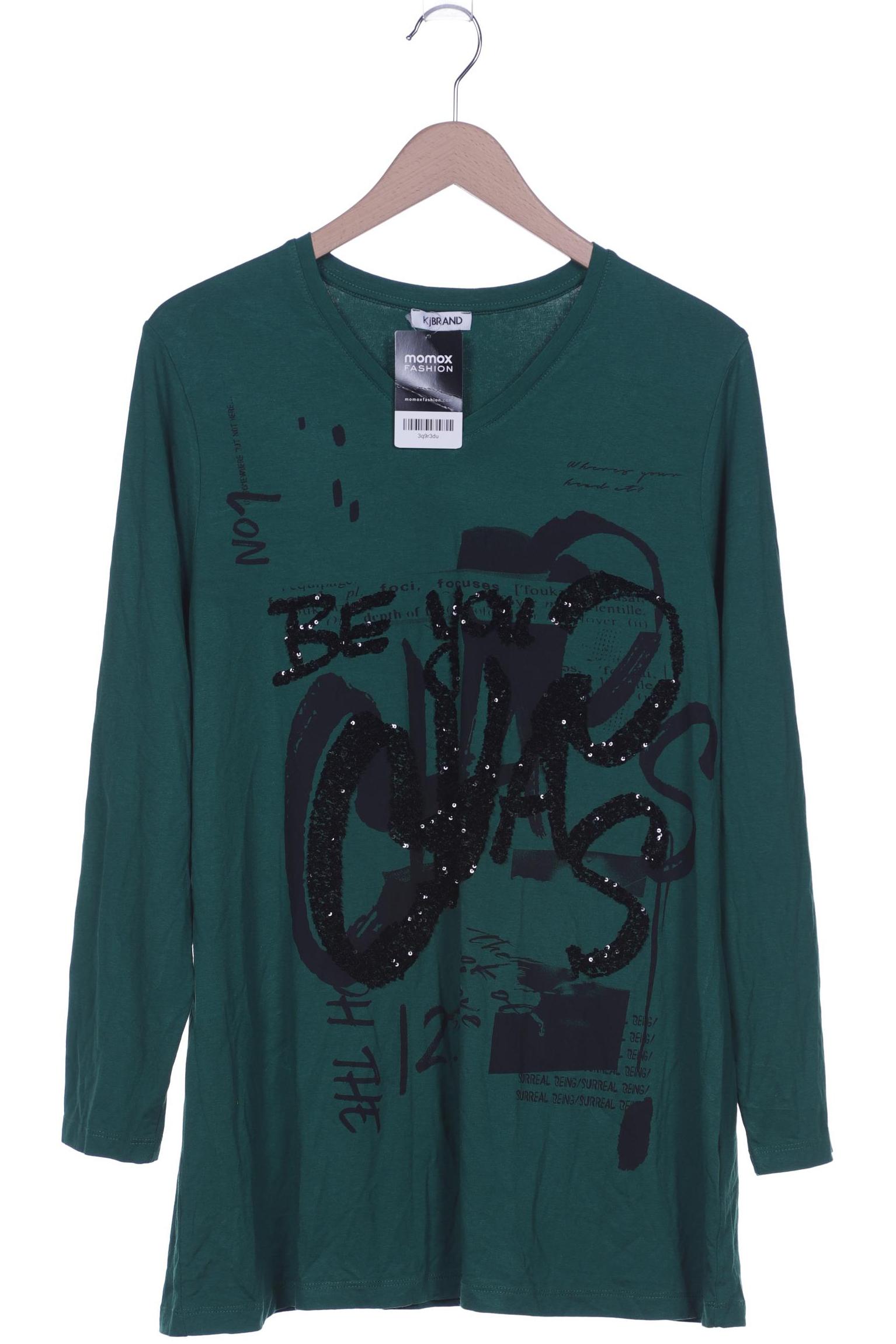 

Kj brand Damen Langarmshirt, grün, Gr. 44