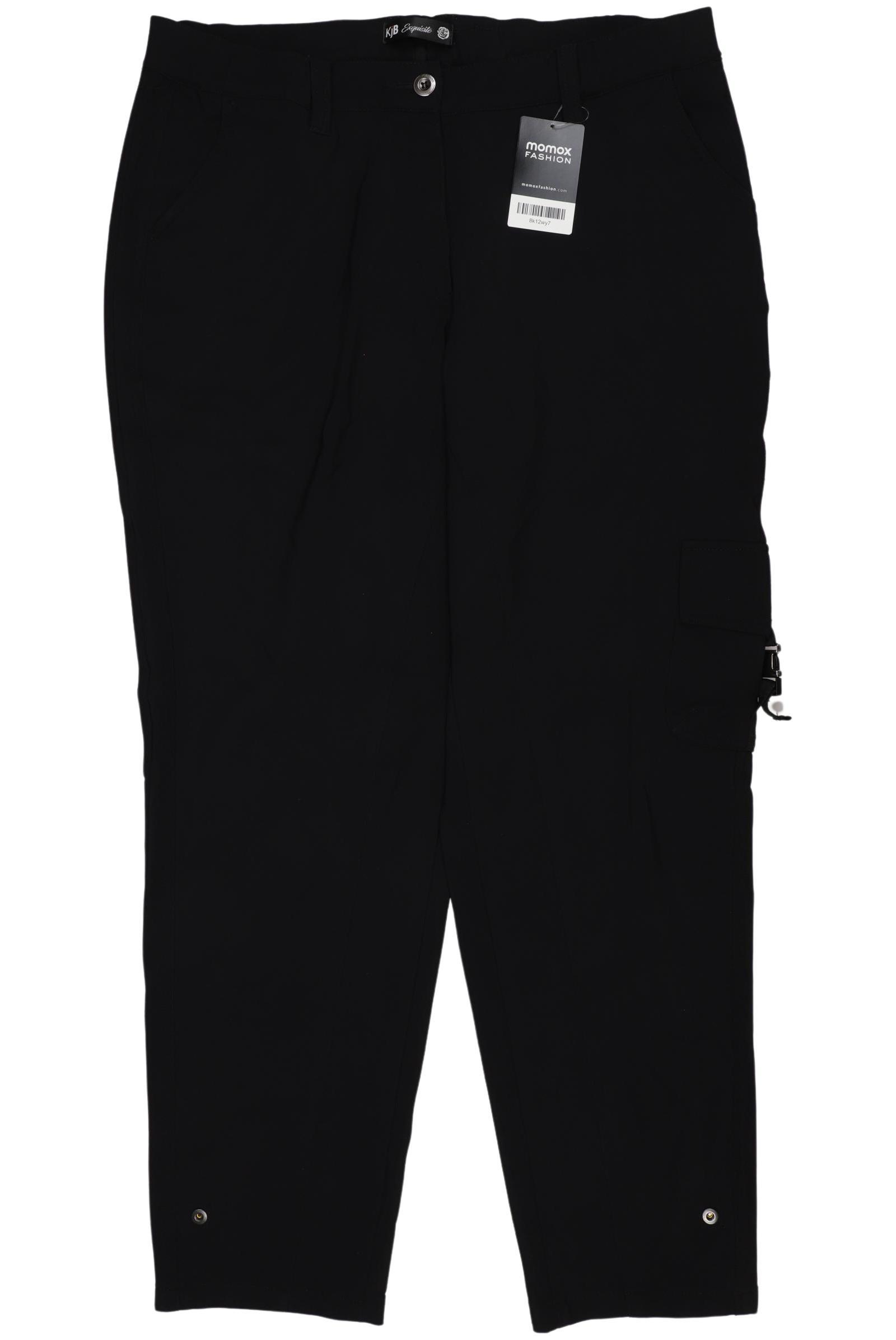 

Kj brand Damen Stoffhose, schwarz, Gr. 48