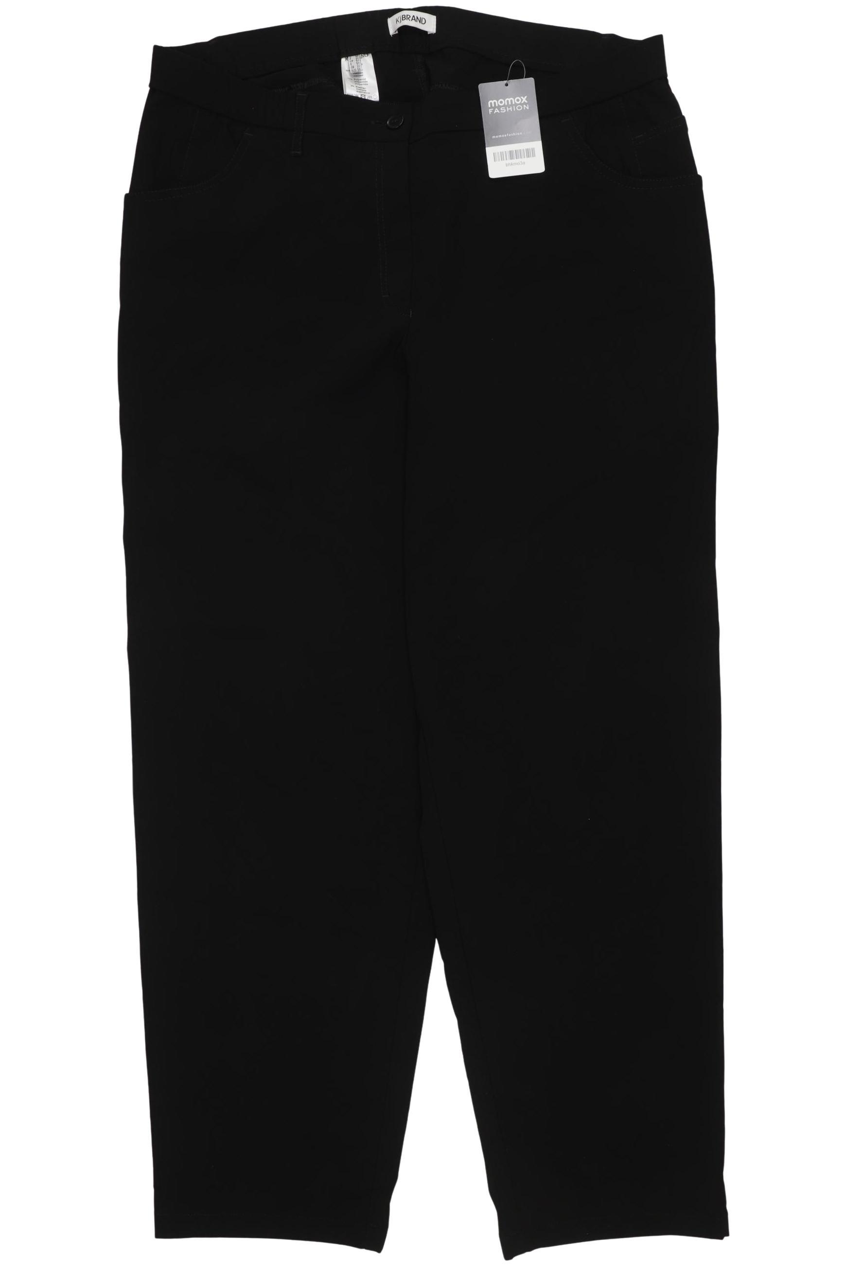 

Kj brand Damen Stoffhose, schwarz, Gr. 48
