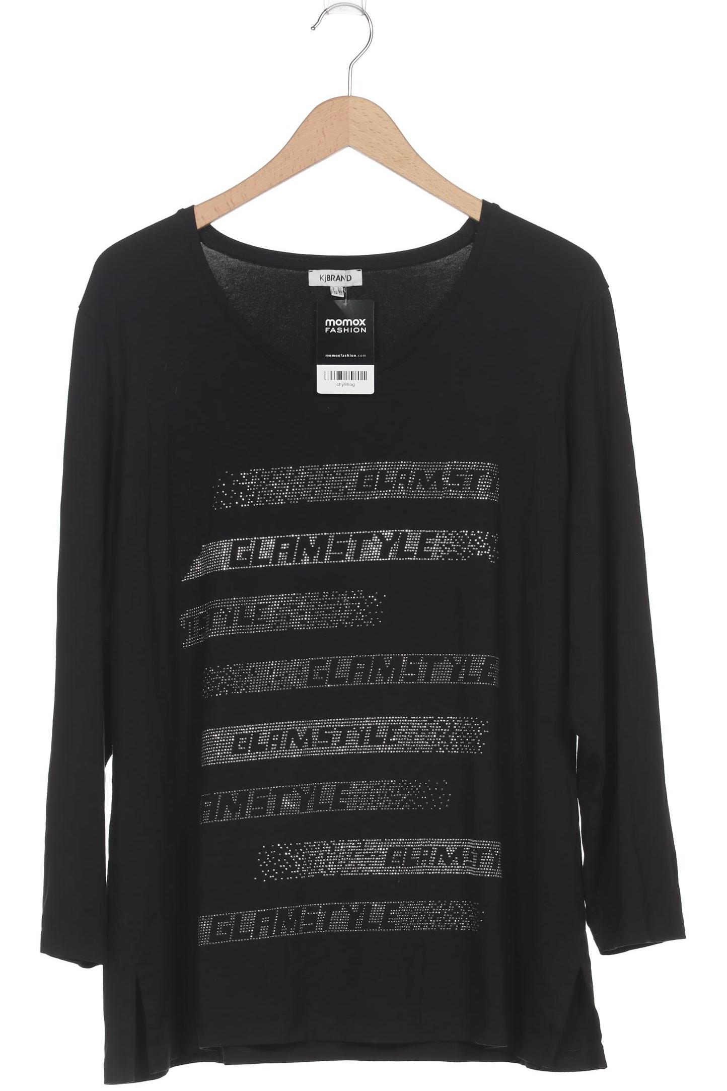 

Kj brand Damen Langarmshirt, schwarz, Gr. 50