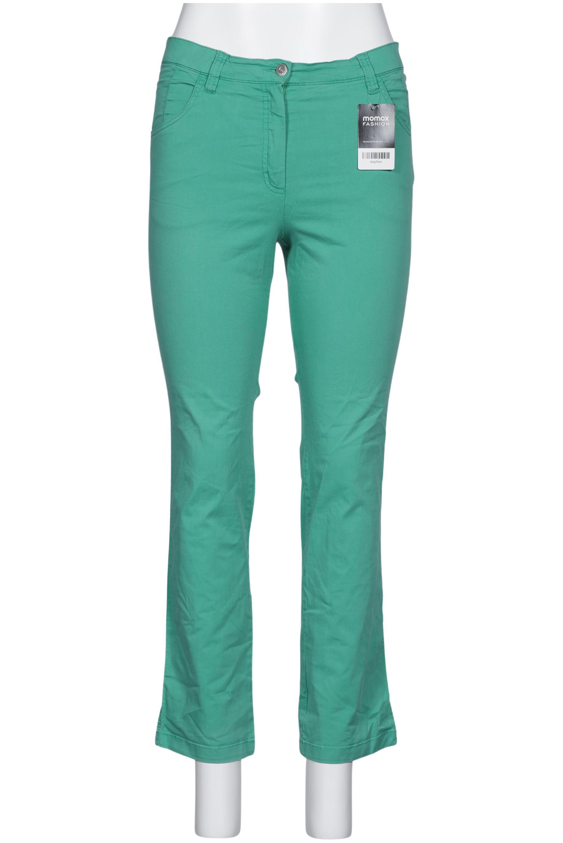 

Kj brand Damen Stoffhose, grün, Gr. 42
