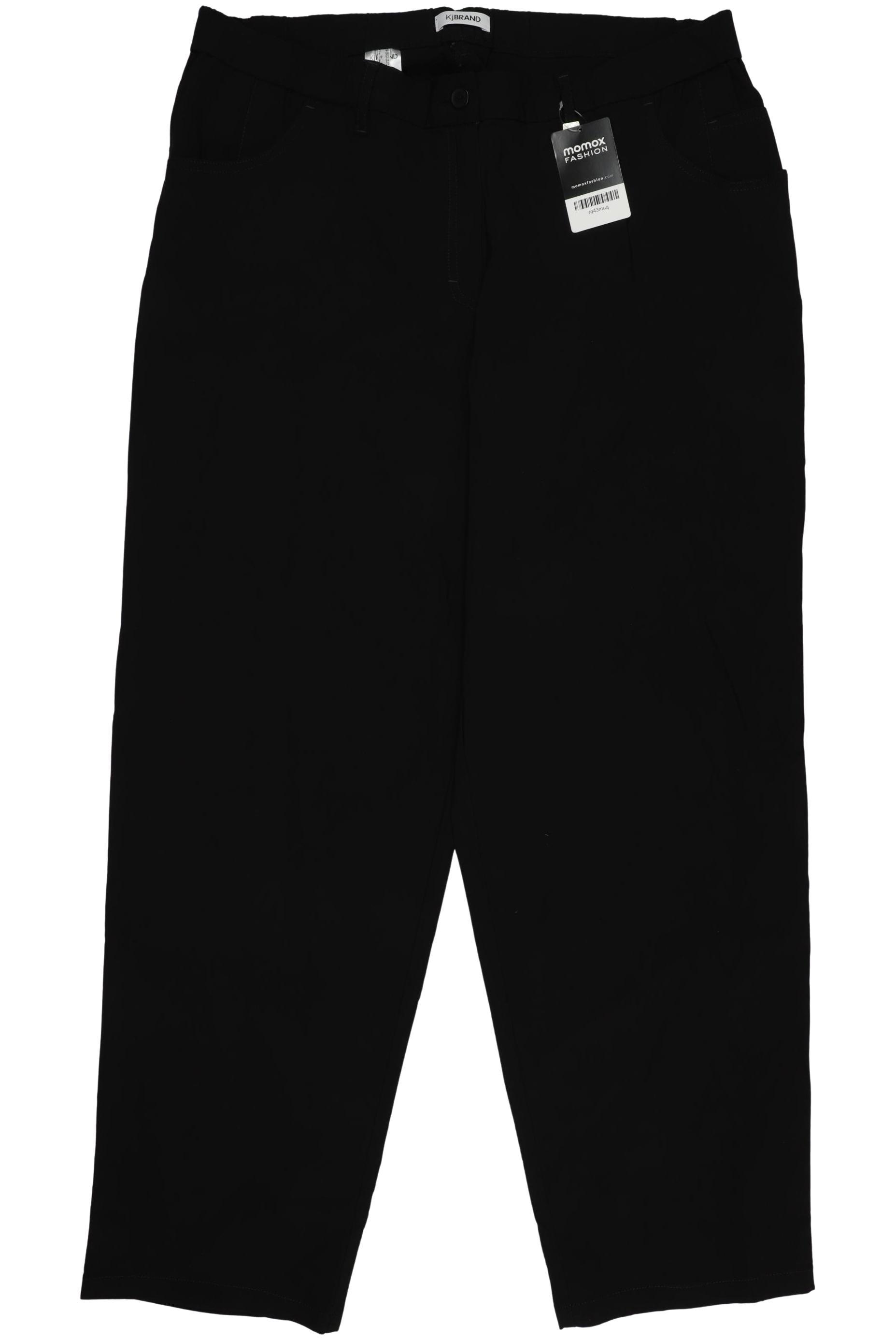 

Kj brand Damen Stoffhose, schwarz, Gr. 48