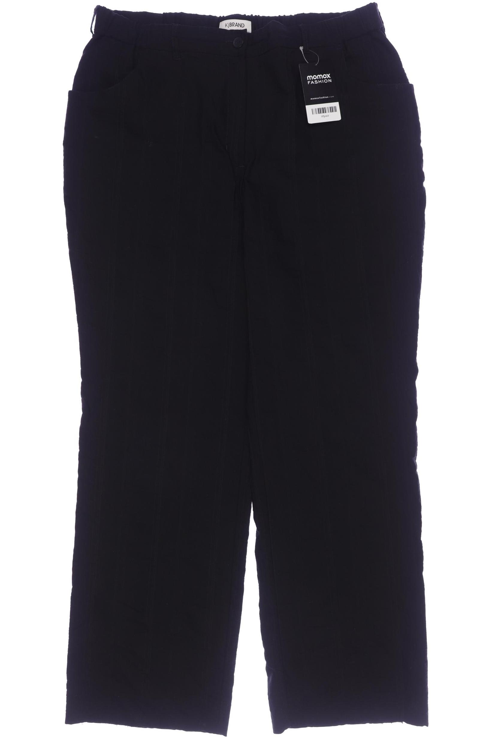 

Kj brand Damen Stoffhose, schwarz, Gr. 46