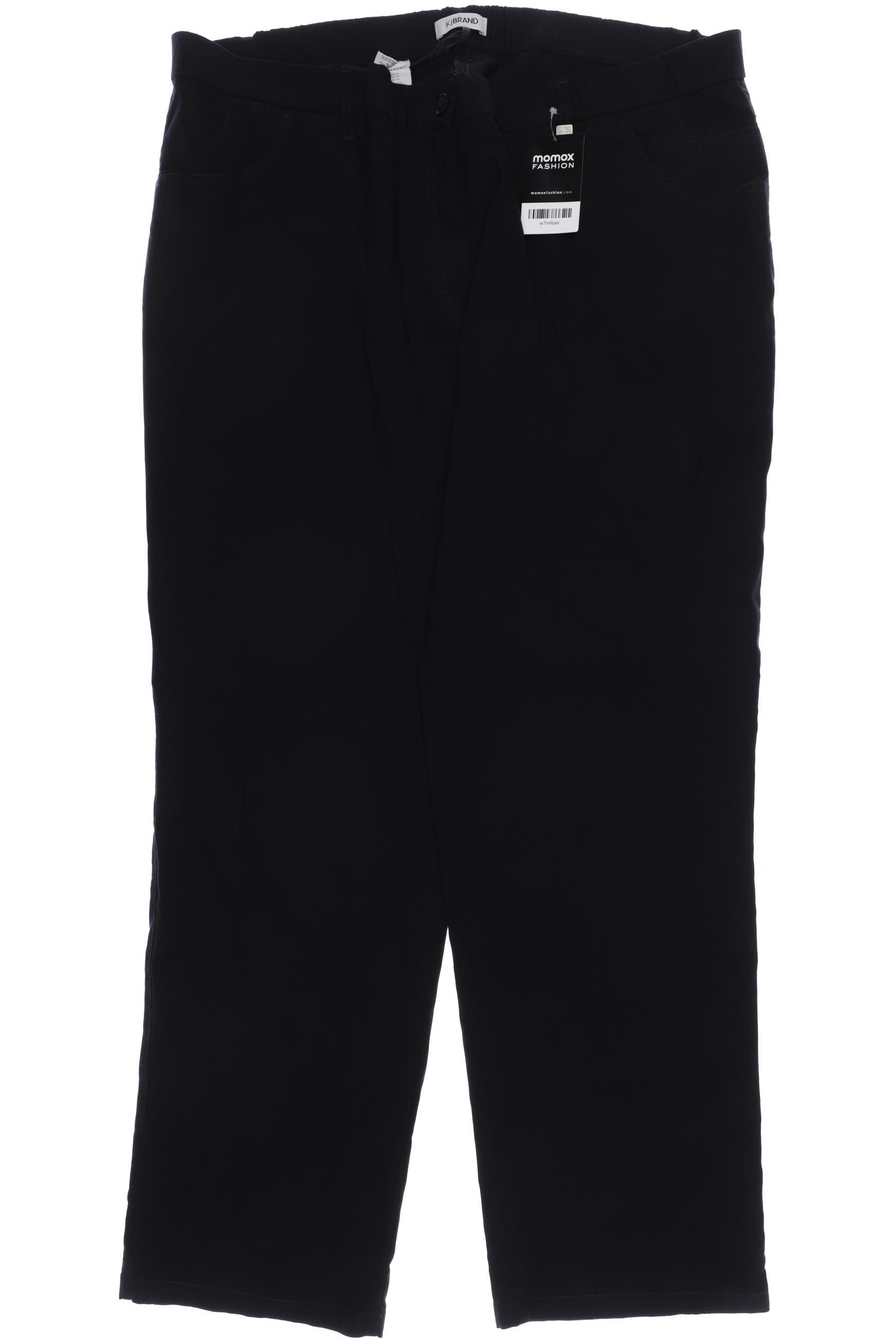 

Kj brand Damen Stoffhose, schwarz, Gr. 52