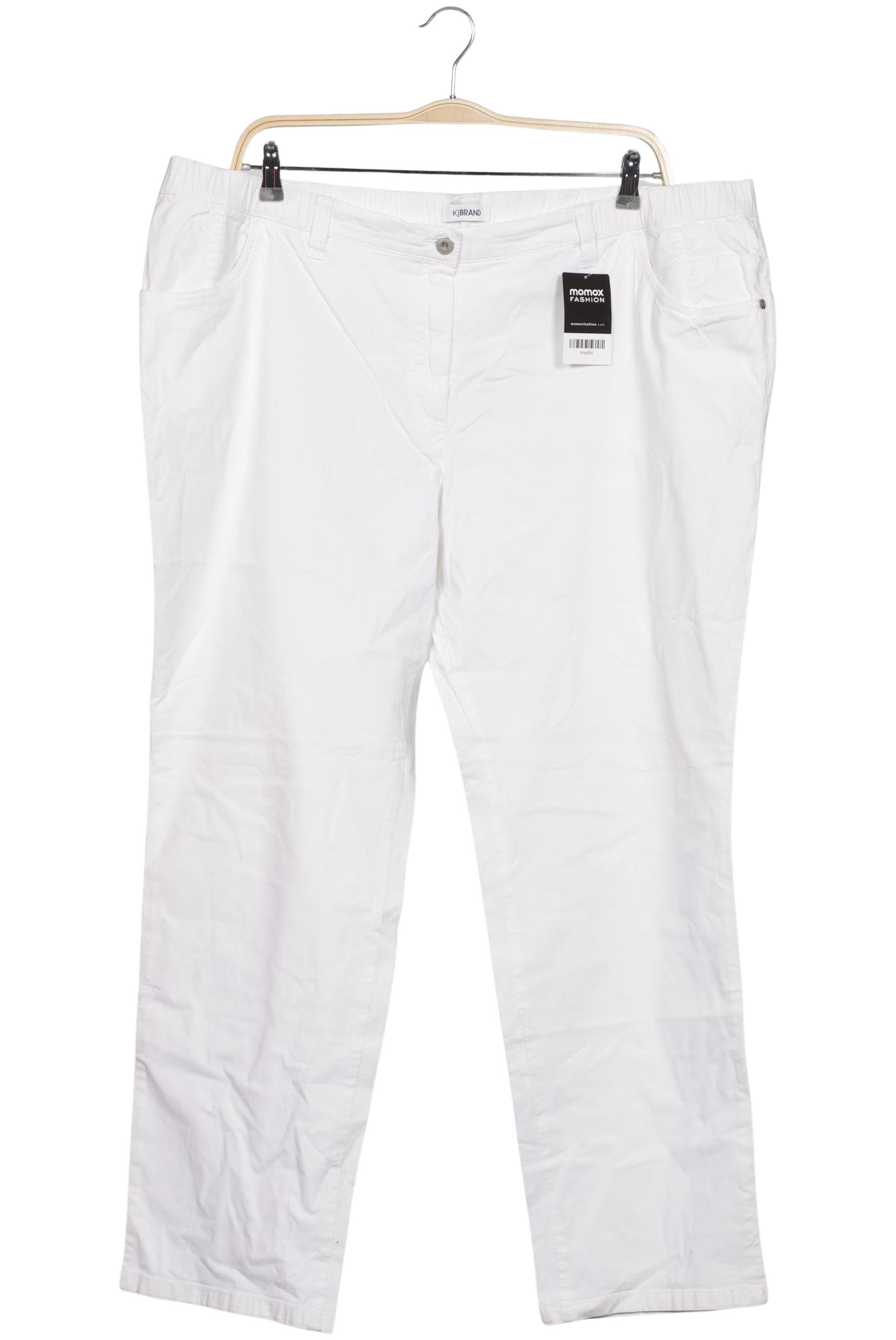 

Kj brand Damen Stoffhose, weiß, Gr. 52