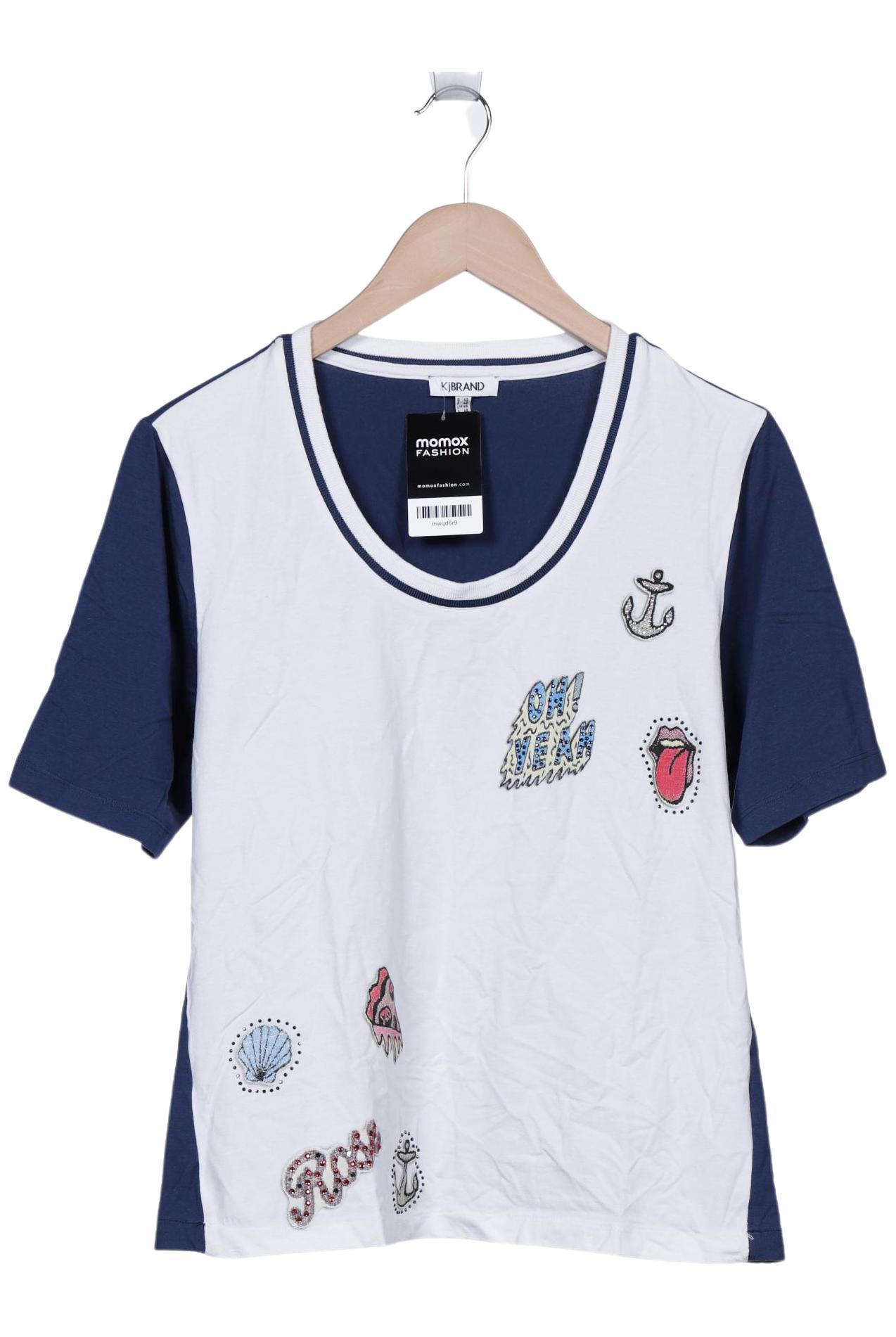 

Kj brand Damen T-Shirt, weiß, Gr. 42