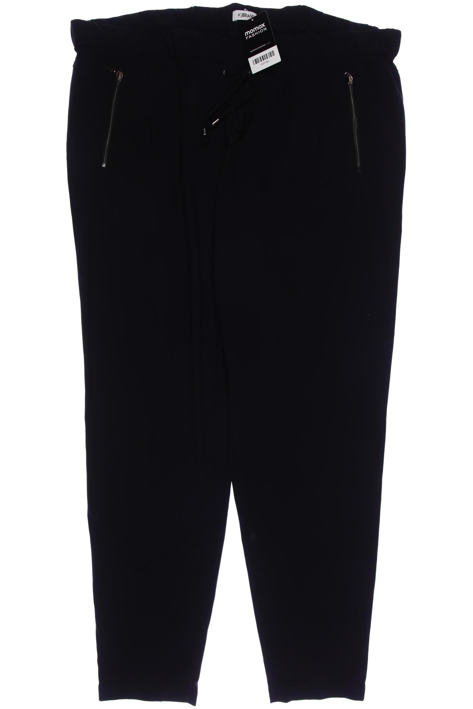 

Kj brand Damen Stoffhose, schwarz, Gr. 52