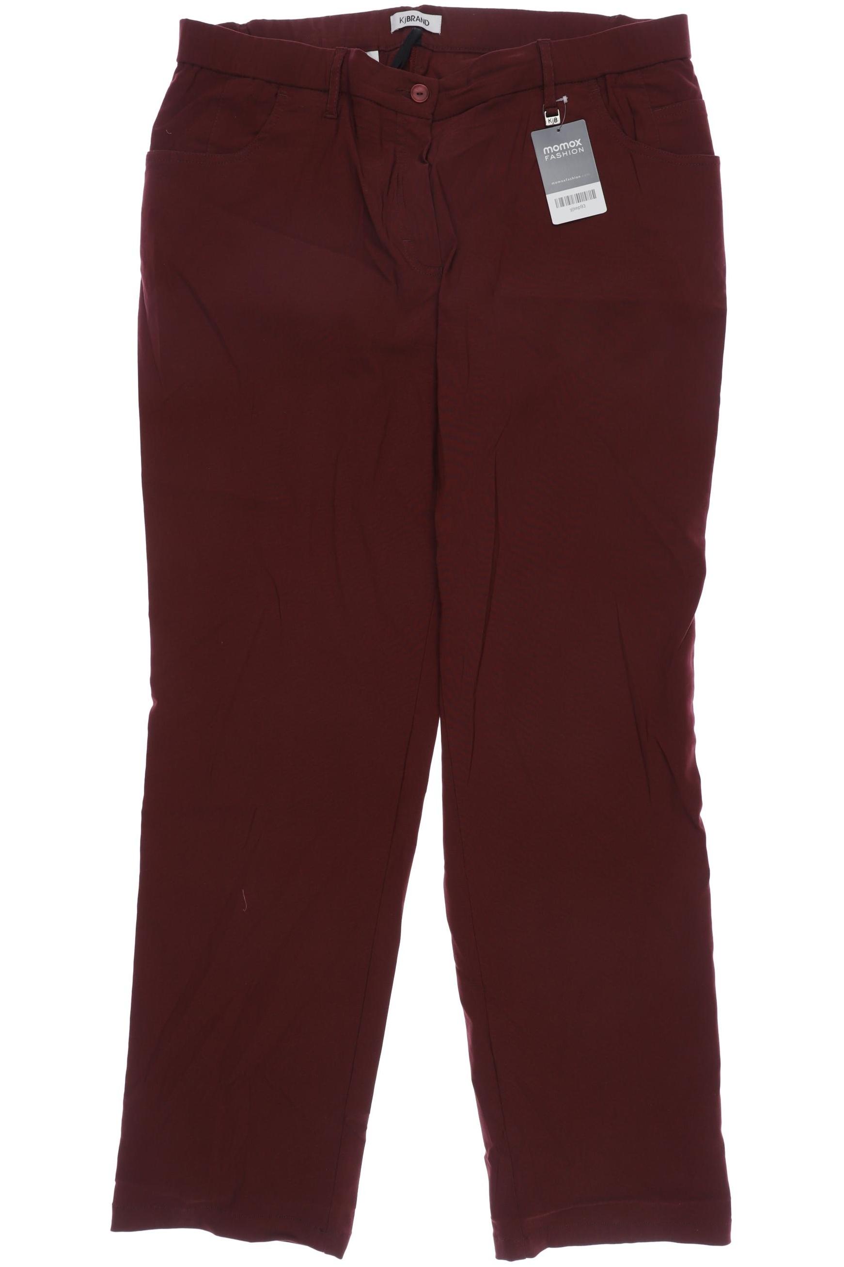 

Kj brand Damen Stoffhose, bordeaux, Gr. 48
