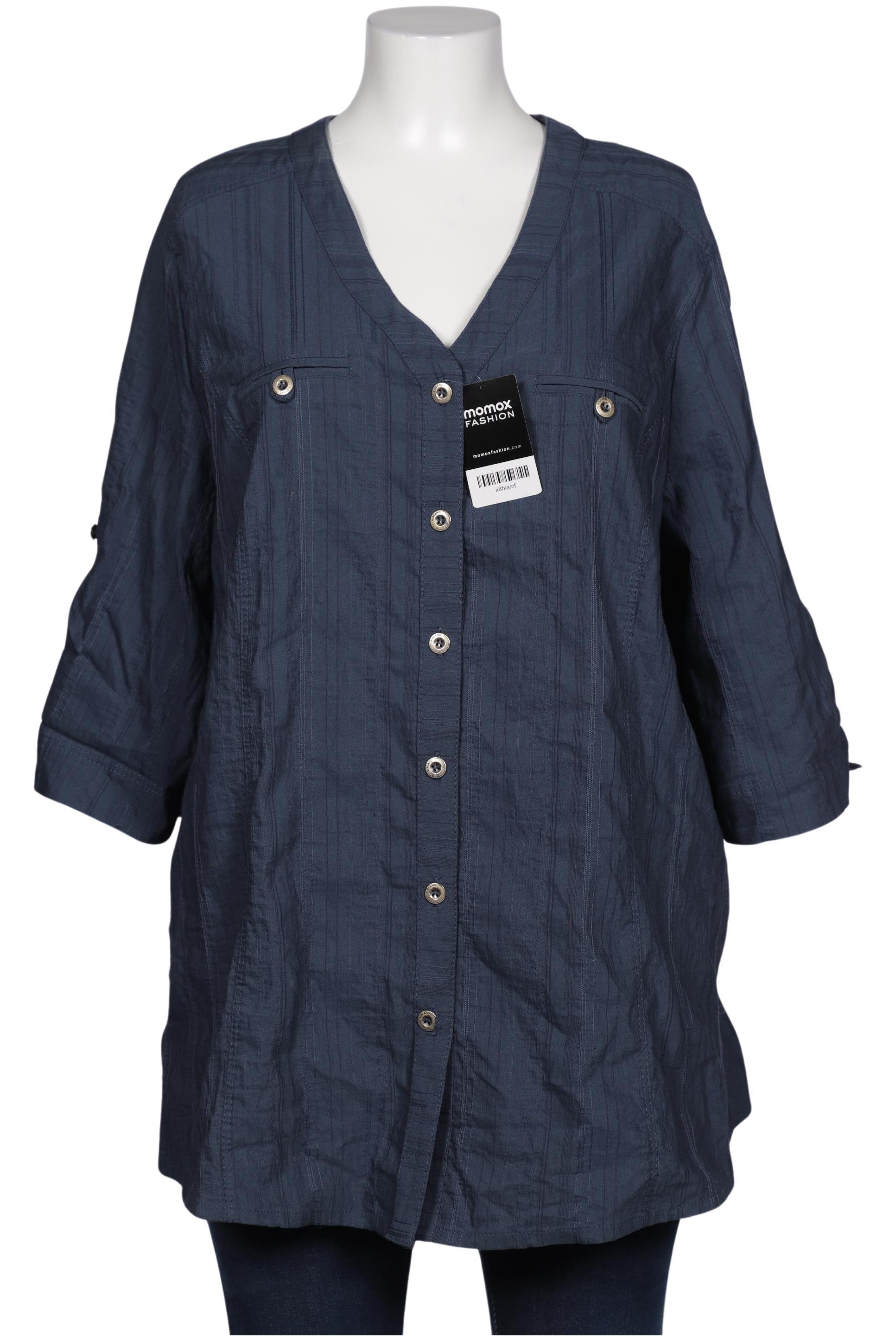 

Kj brand Damen Bluse, marineblau, Gr. 50