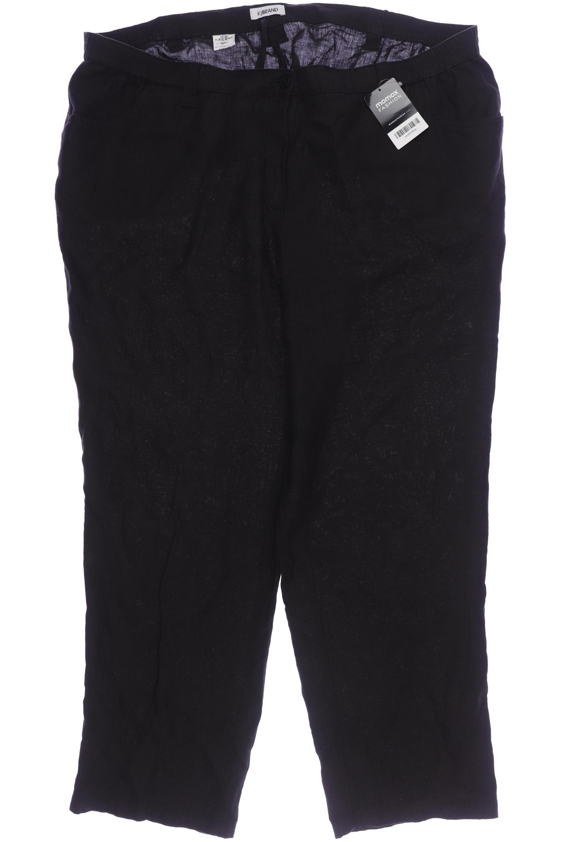 

Kj brand Damen Stoffhose, schwarz, Gr. 52