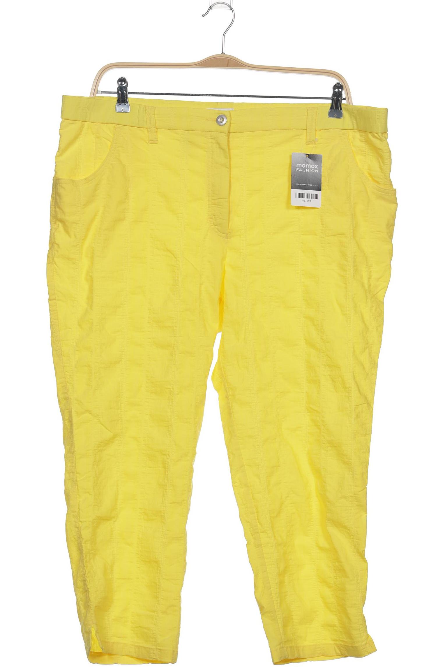 

Kj brand Damen Stoffhose, gelb, Gr. 50