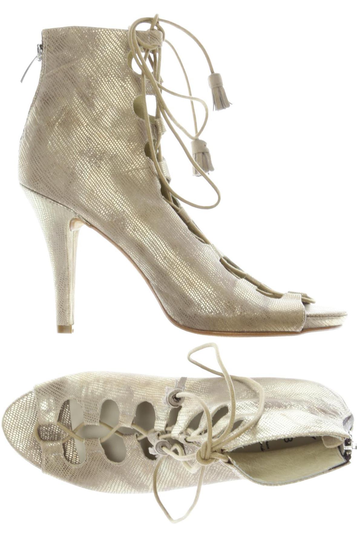 

KMB Damen Sandale, gold, Gr. 41