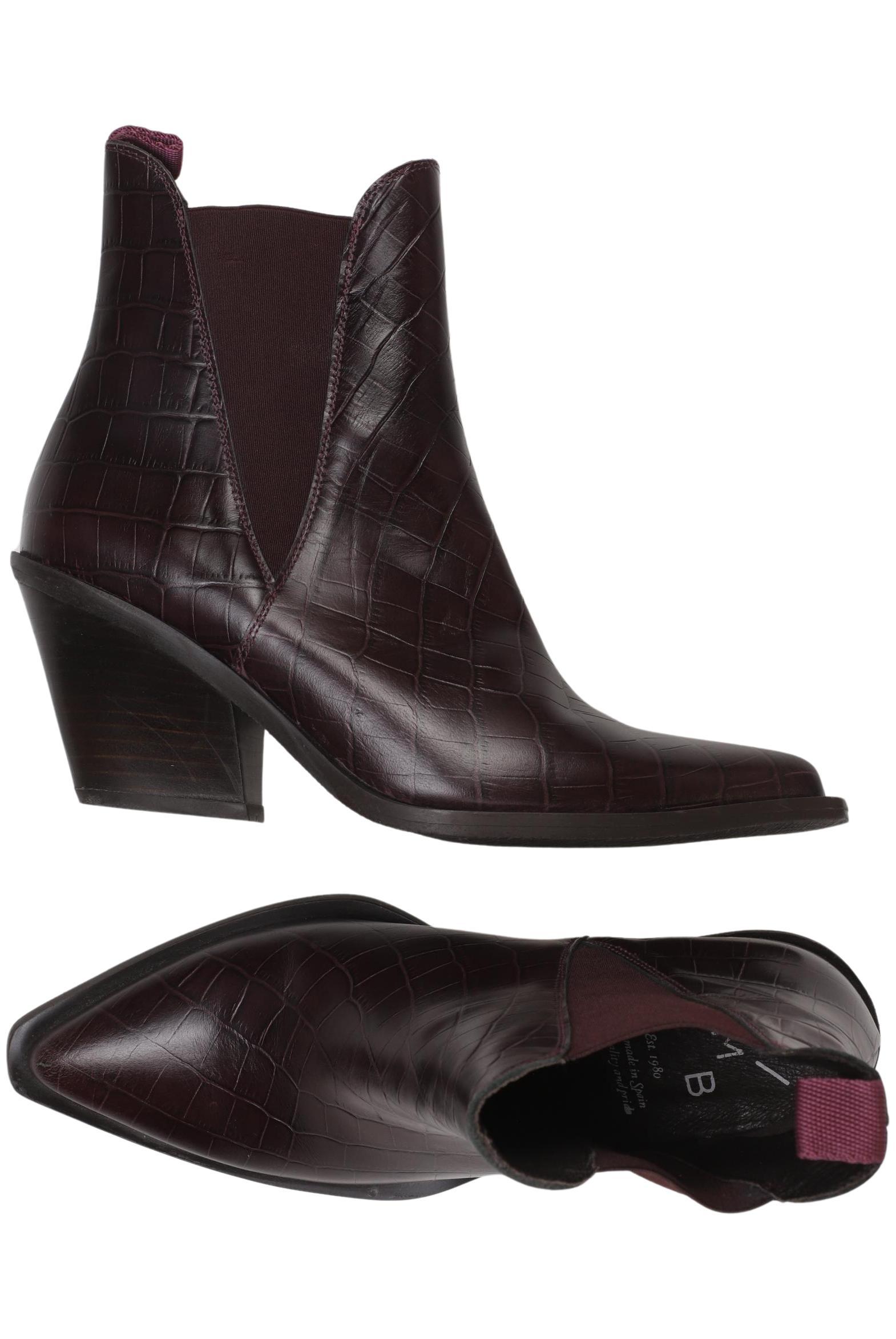 

KMB Damen Stiefelette, bordeaux, Gr. 38