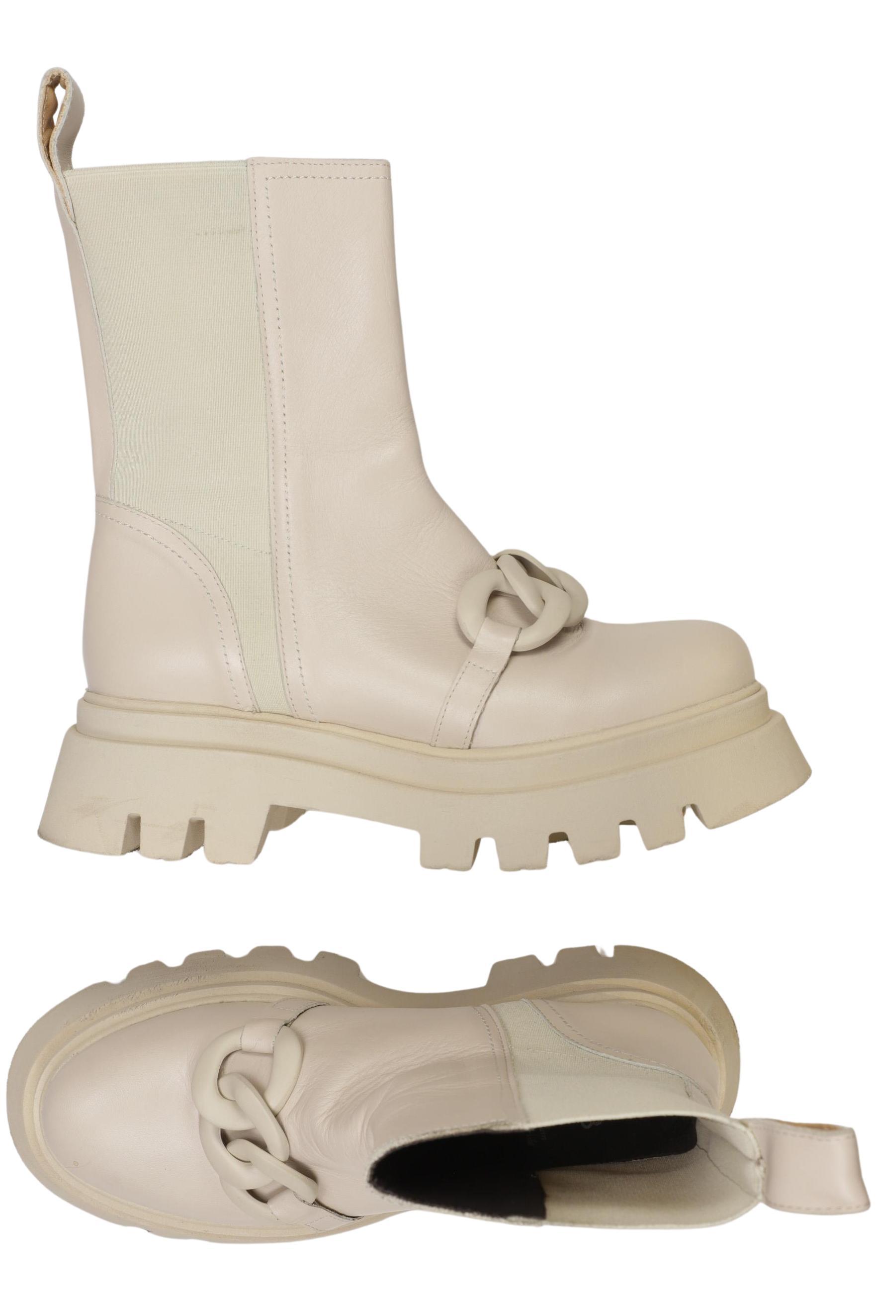 

KMB Damen Stiefelette, beige, Gr. 39