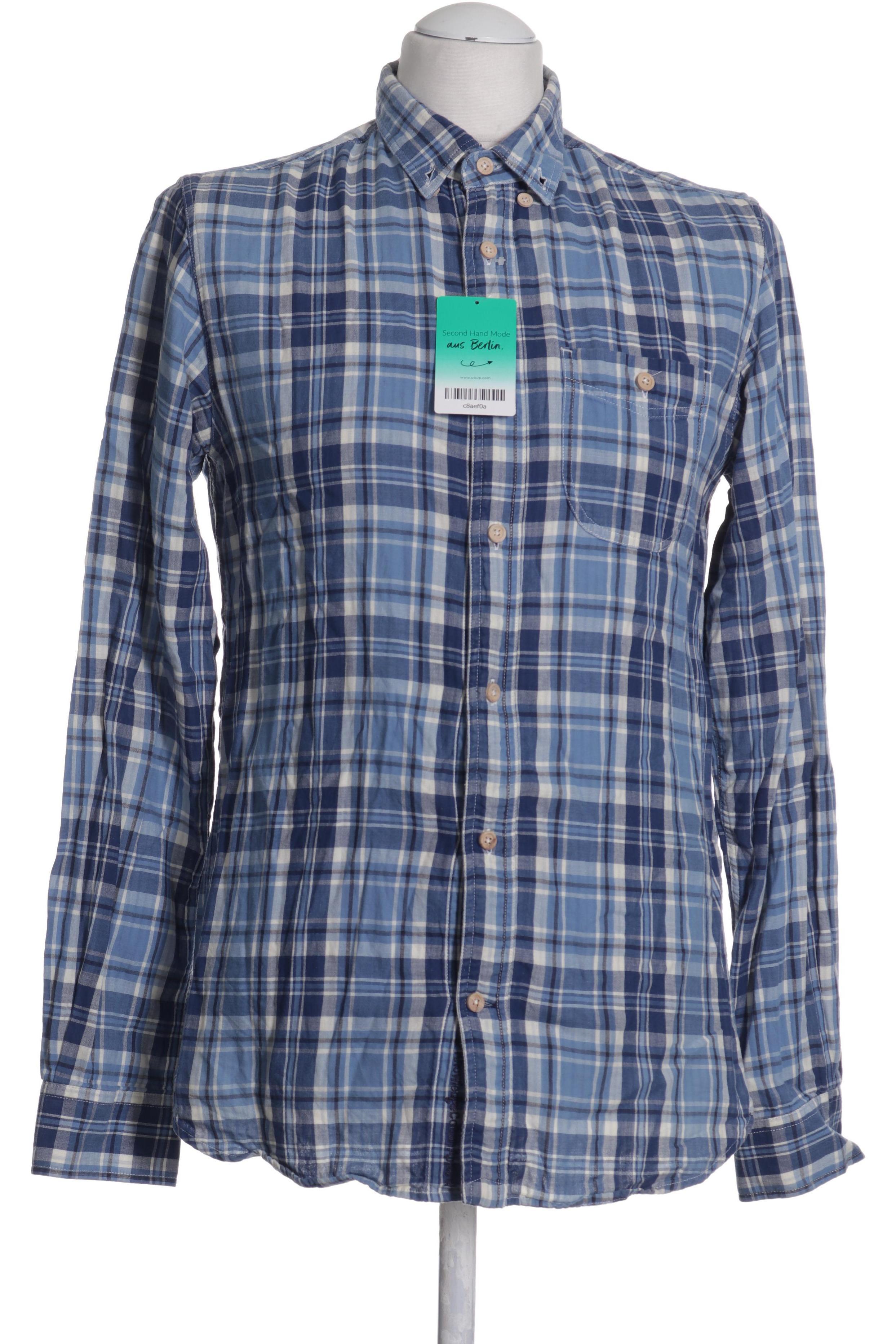 

Knowledge Cotton Apparel Herren Hemd, blau, Gr.