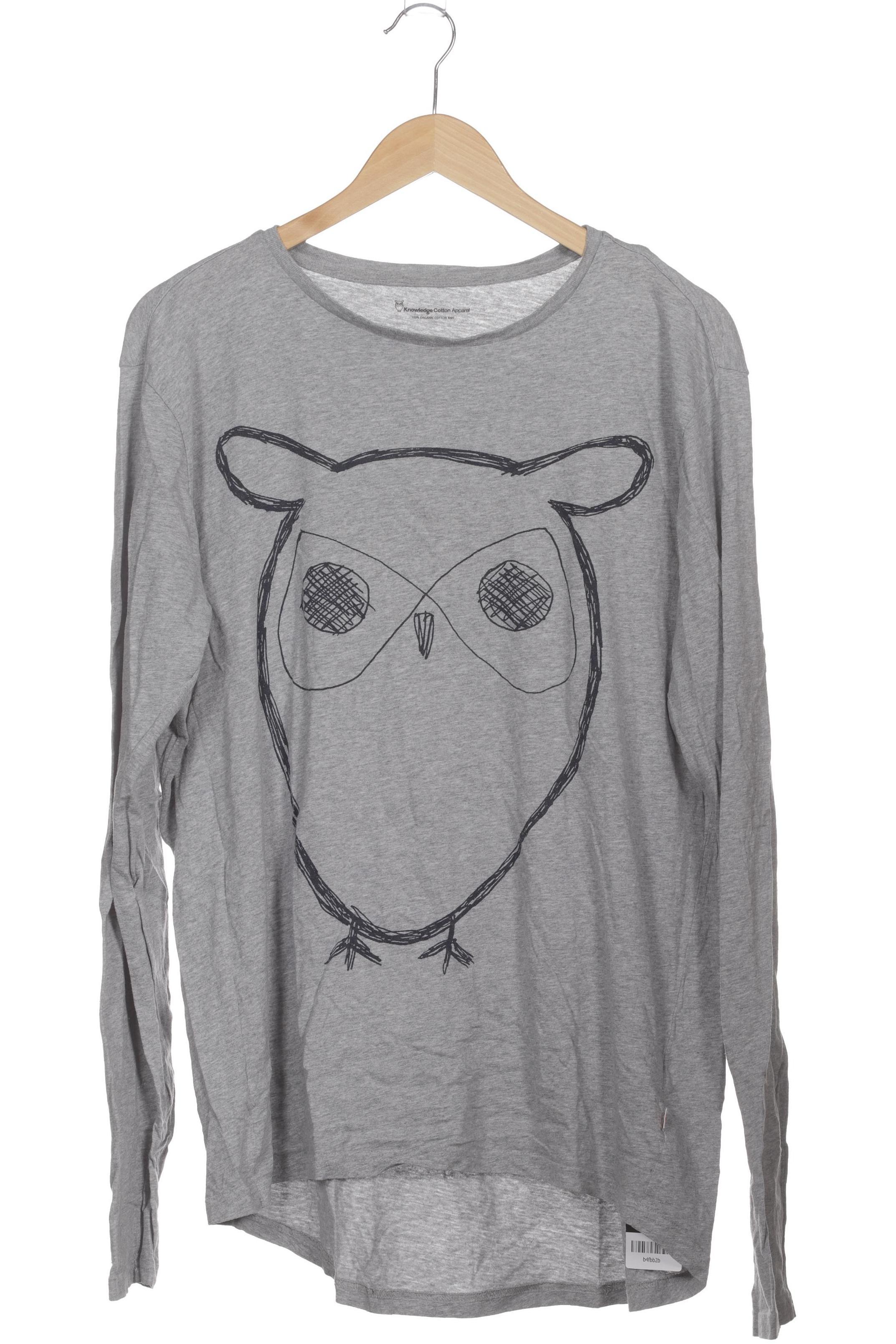 Thumbnail - Knowledge Cotton Apparel Herren Langarmshirt, grau, Gr.