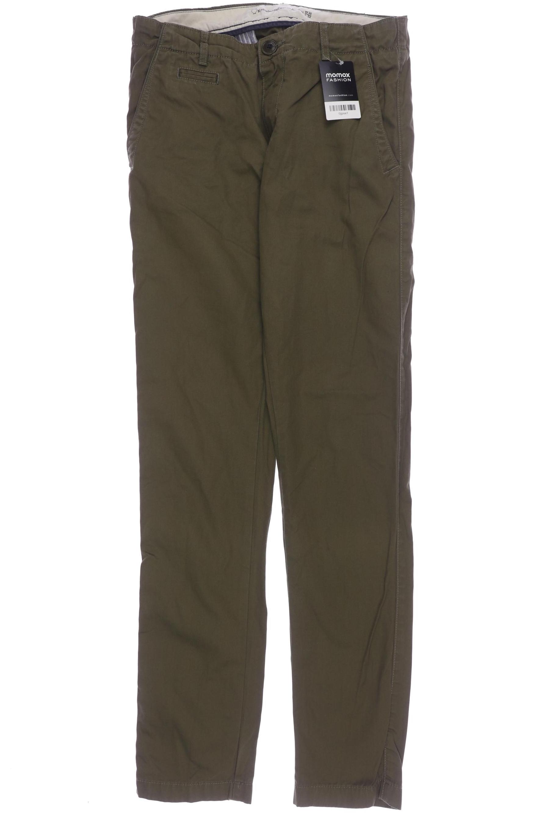 

Knowledge Cotton Apparel Herren Stoffhose, grün, Gr. 30