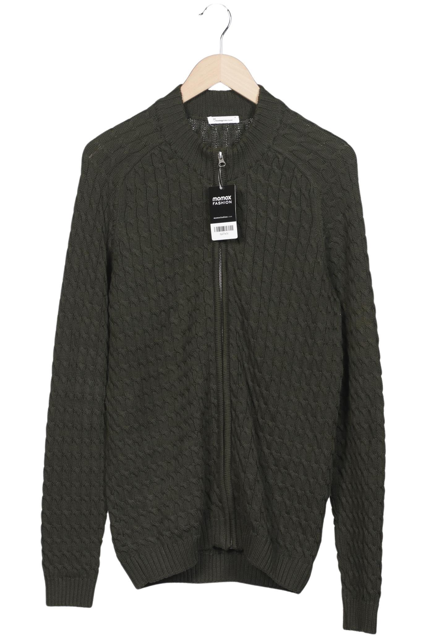 Thumbnail - Knowledge Cotton Apparel Herren Strickjacke, grün, Gr. 48