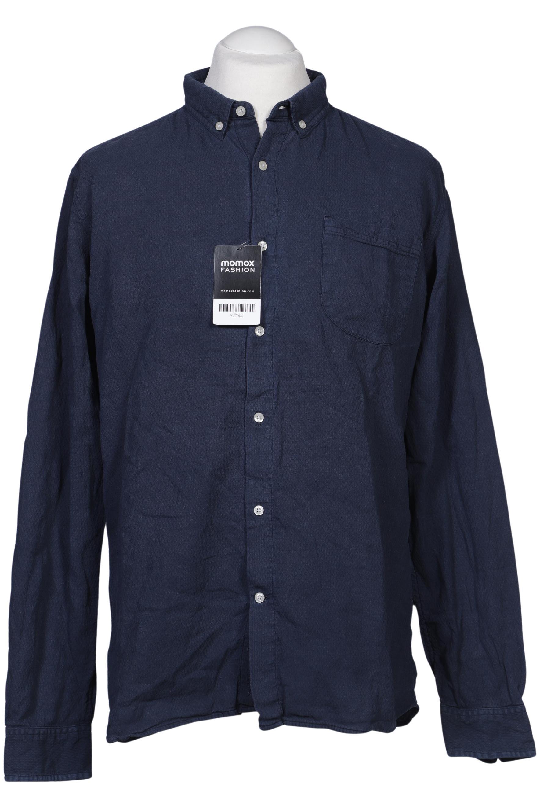 

Knowledge Cotton Apparel Herren Hemd, marineblau, Gr. 54