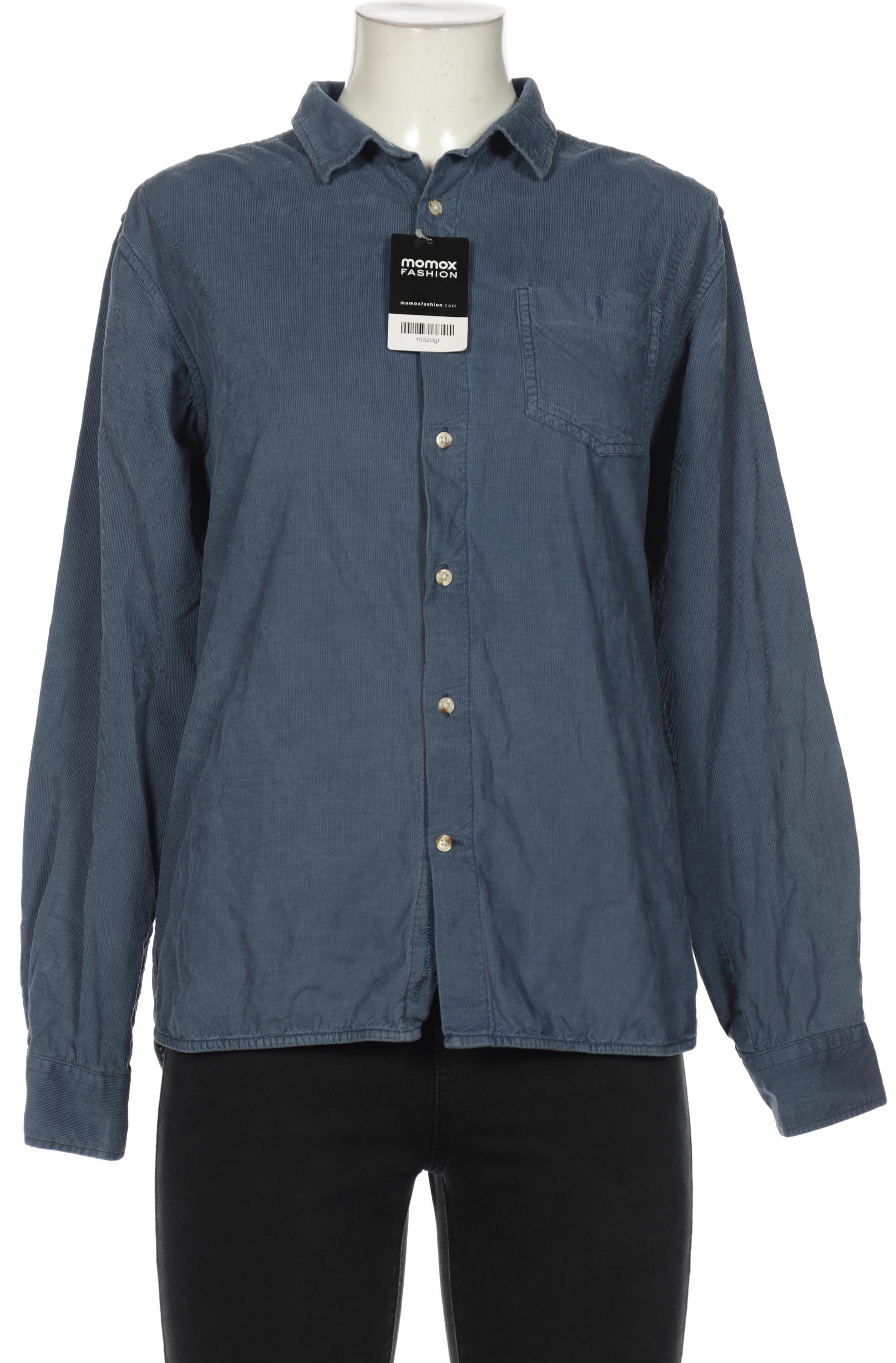 

Knowledge Cotton Apparel Damen Bluse, blau