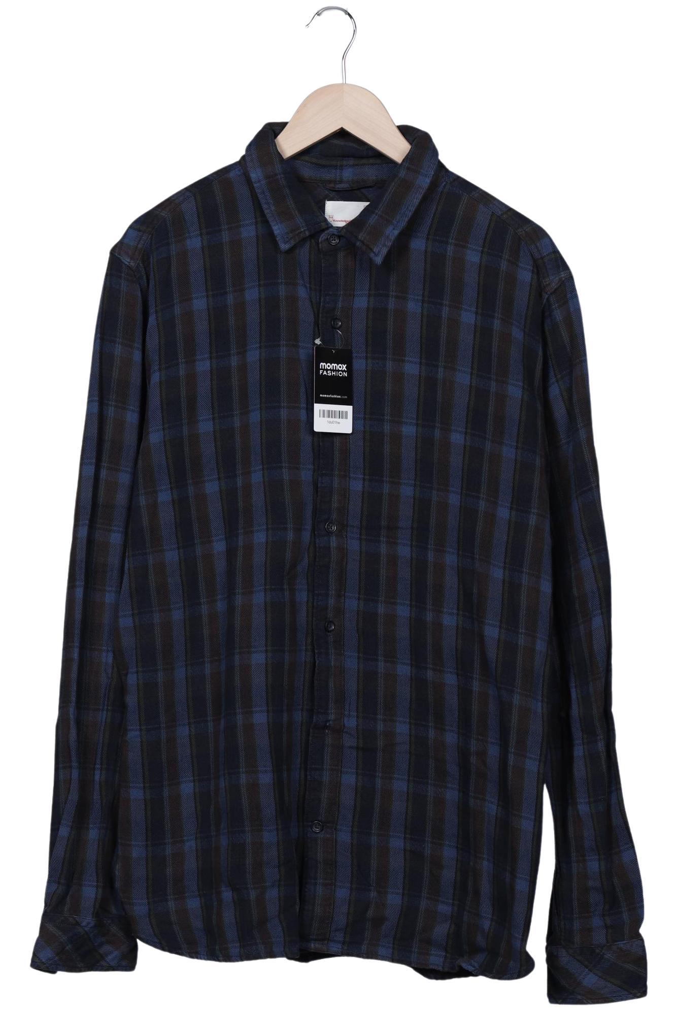 

Knowledge Cotton Apparel Herren Hemd, marineblau, Gr. 56
