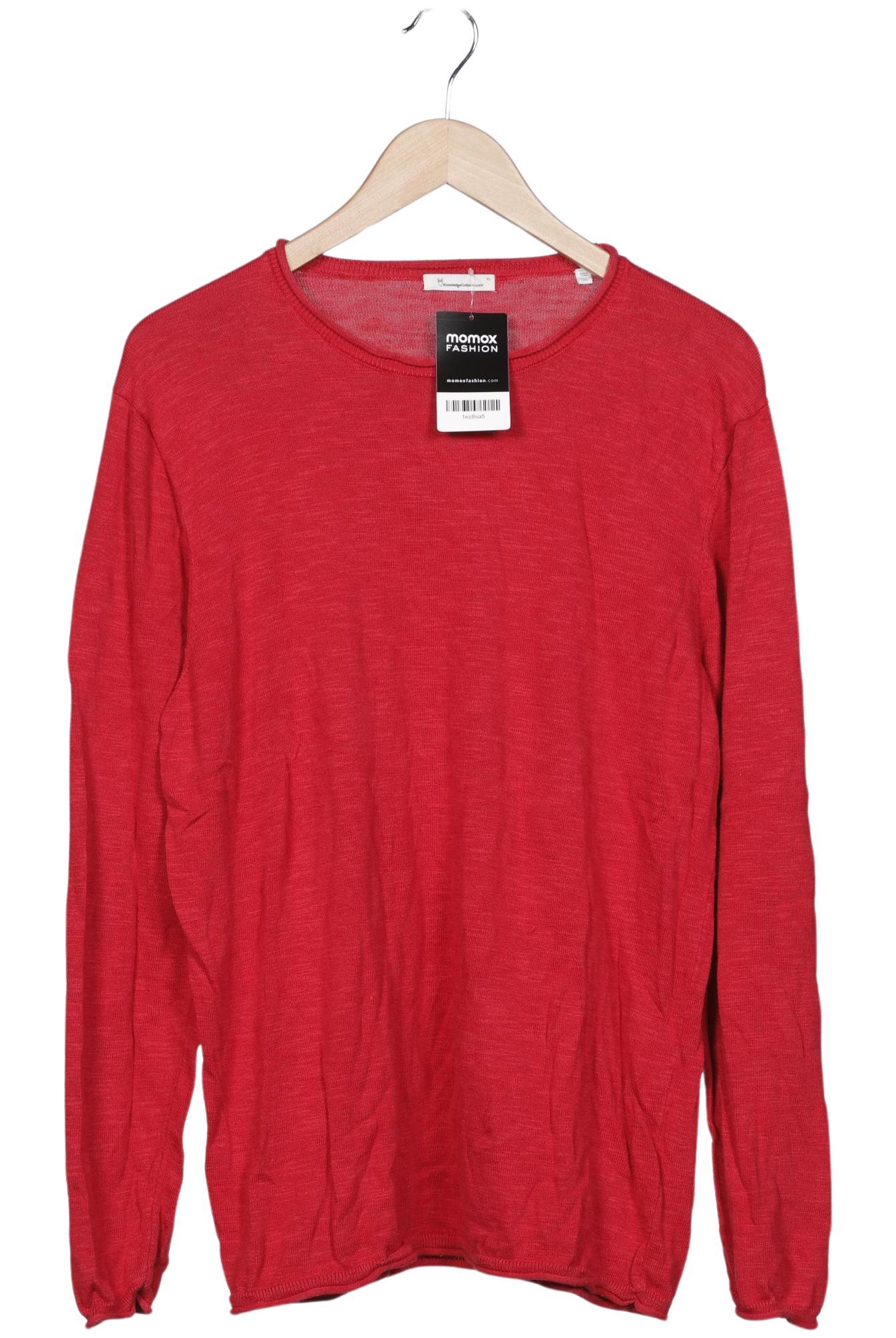 

Knowledge Cotton Apparel Herren Pullover, rot, Gr. 54