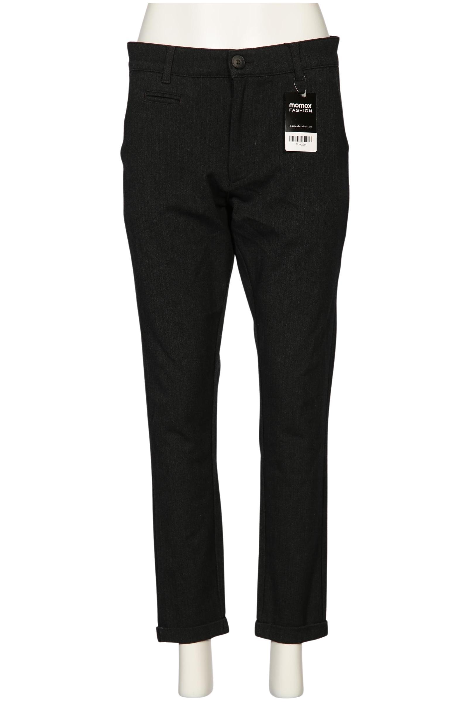 

Knowledge Cotton Apparel Damen Stoffhose, schwarz, Gr. 29