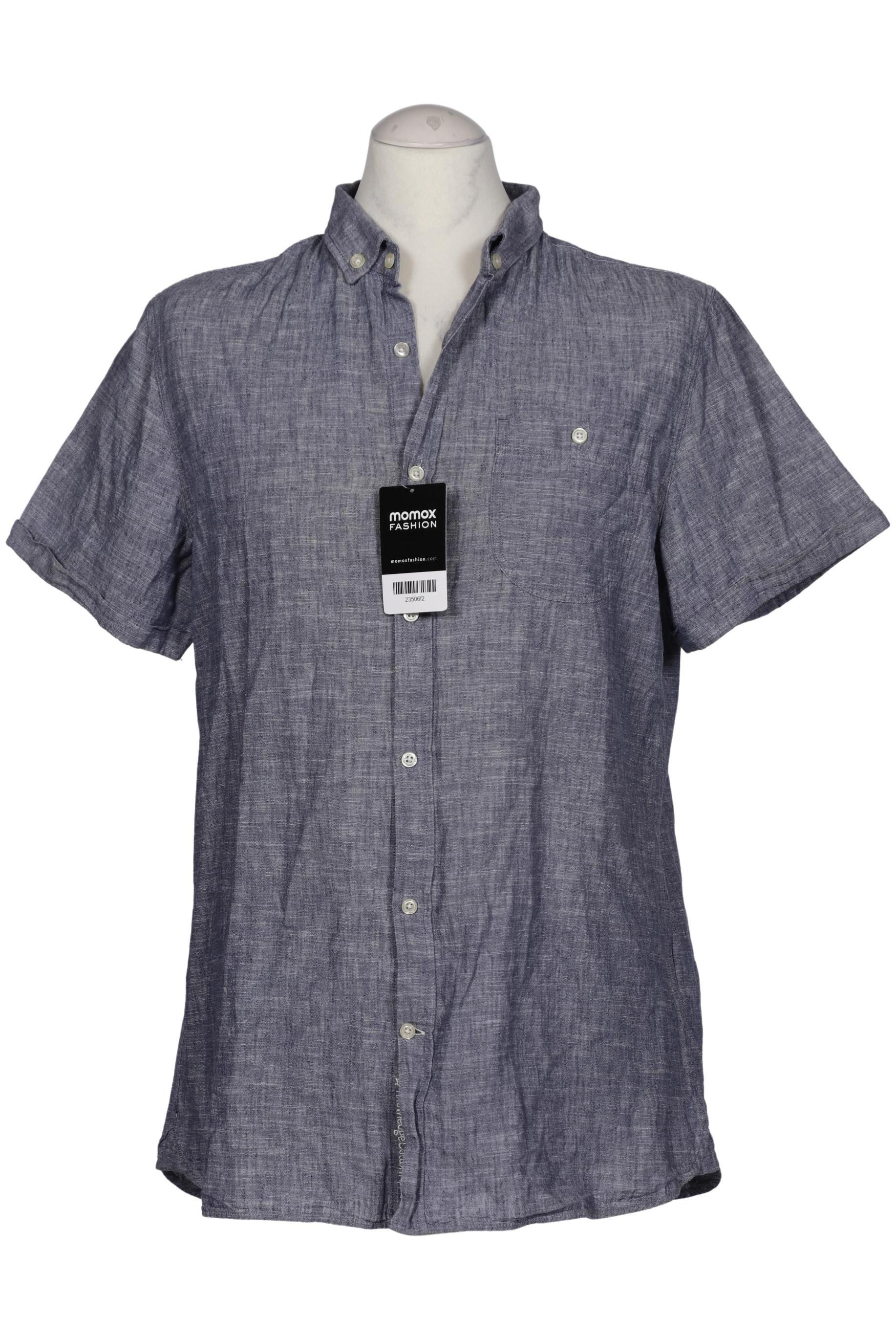 

Knowledge Cotton Apparel Herren Hemd, blau, Gr. 52