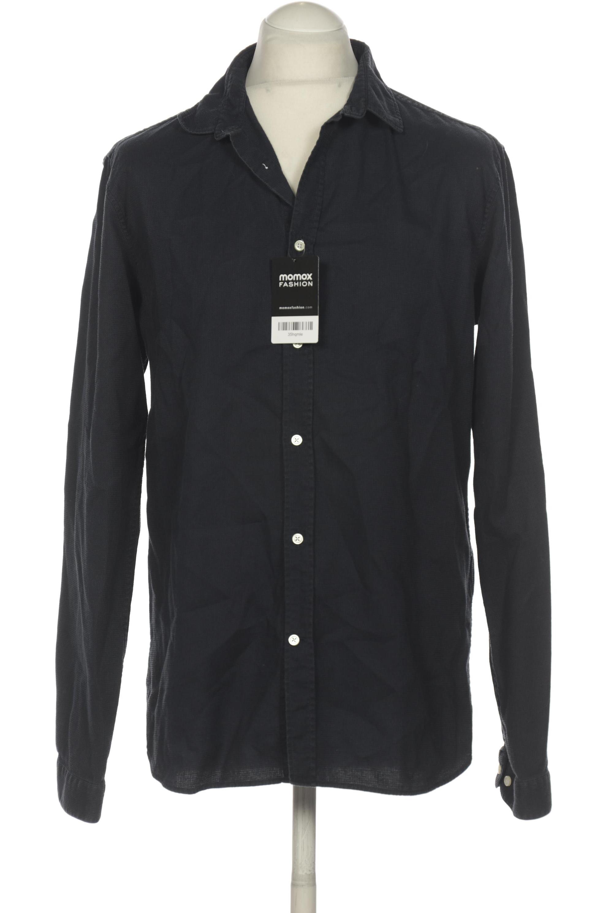 

Knowledge Cotton Apparel Herren Hemd, marineblau, Gr. 52