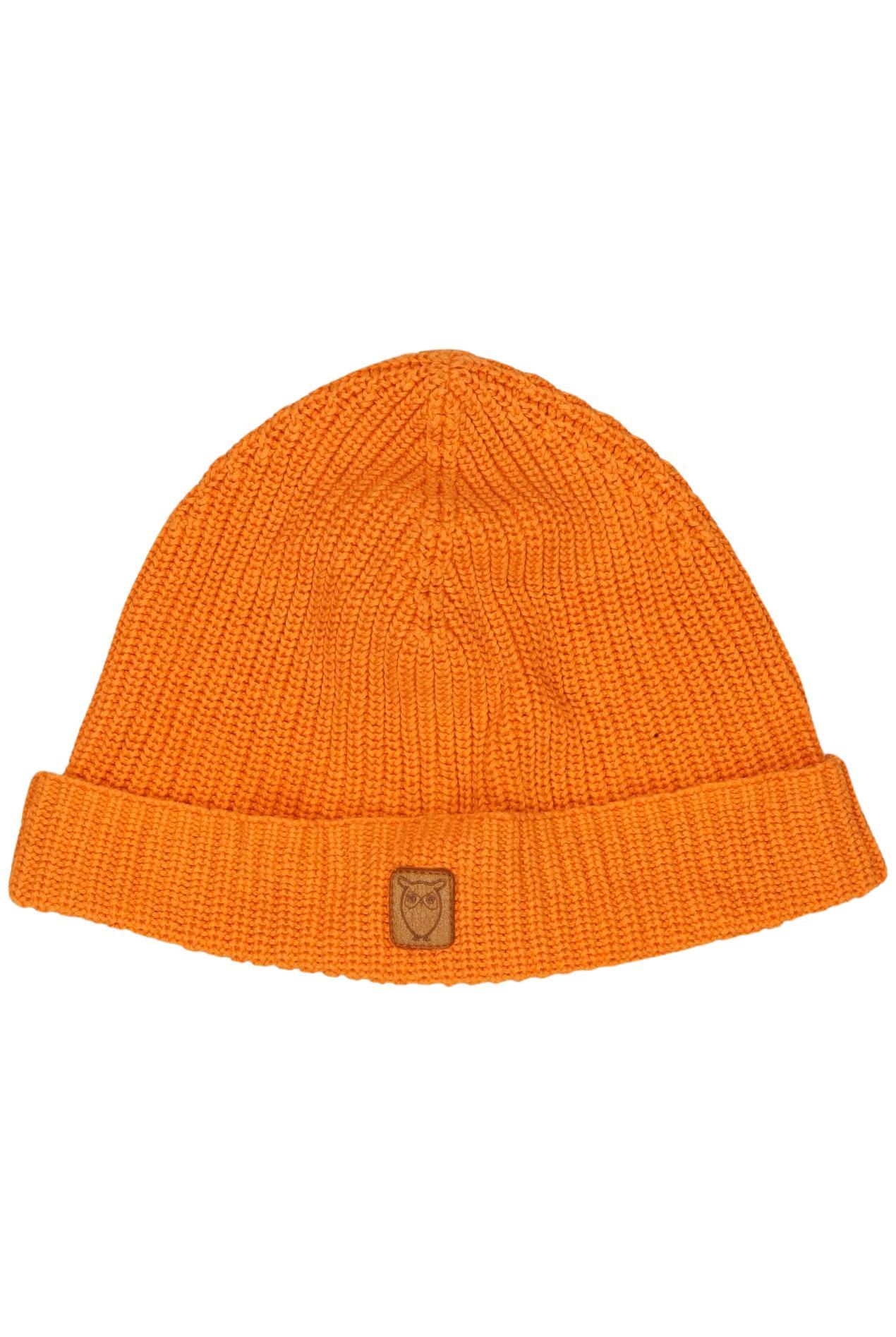 

Knowledge Cotton Apparel Damen Hut/Mütze, orange, Gr. uni