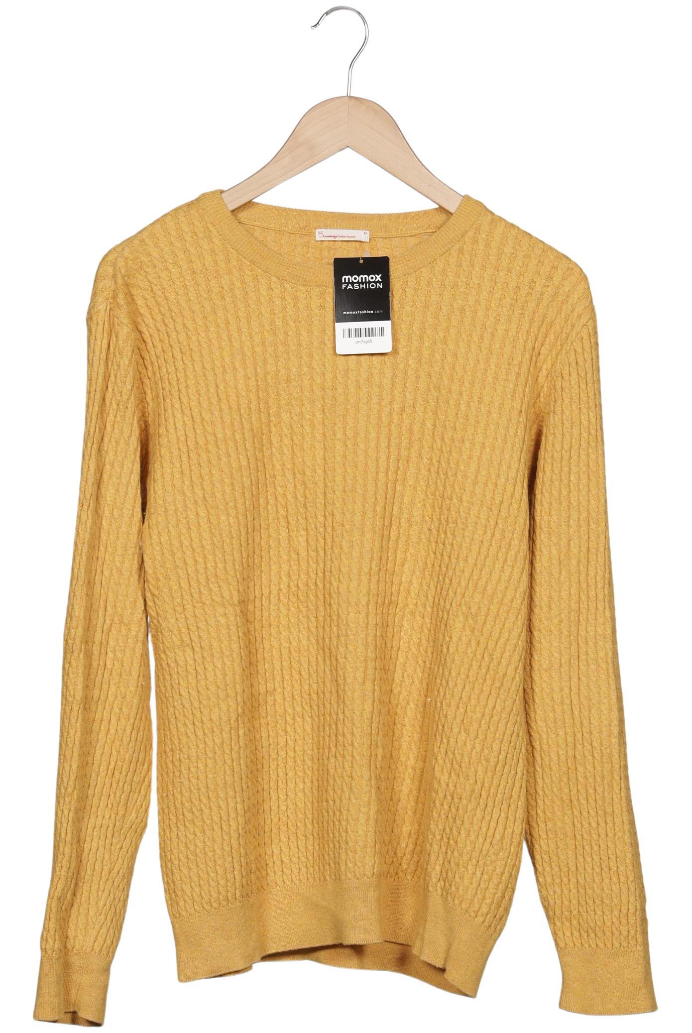 

Knowledge Cotton Apparel Herren Pullover, gelb, Gr. 48