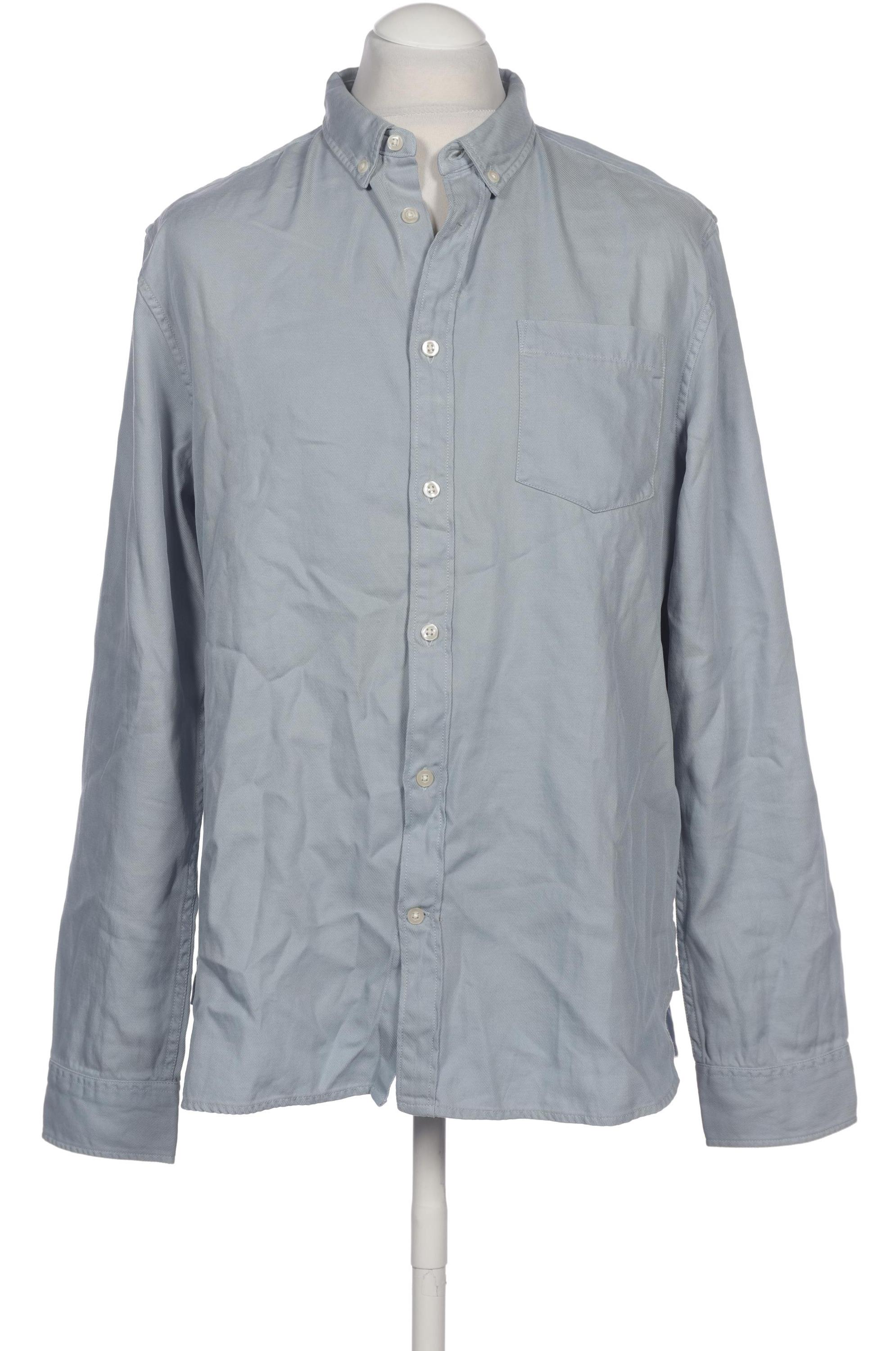 

Knowledge Cotton Apparel Herren Hemd, blau, Gr. 54