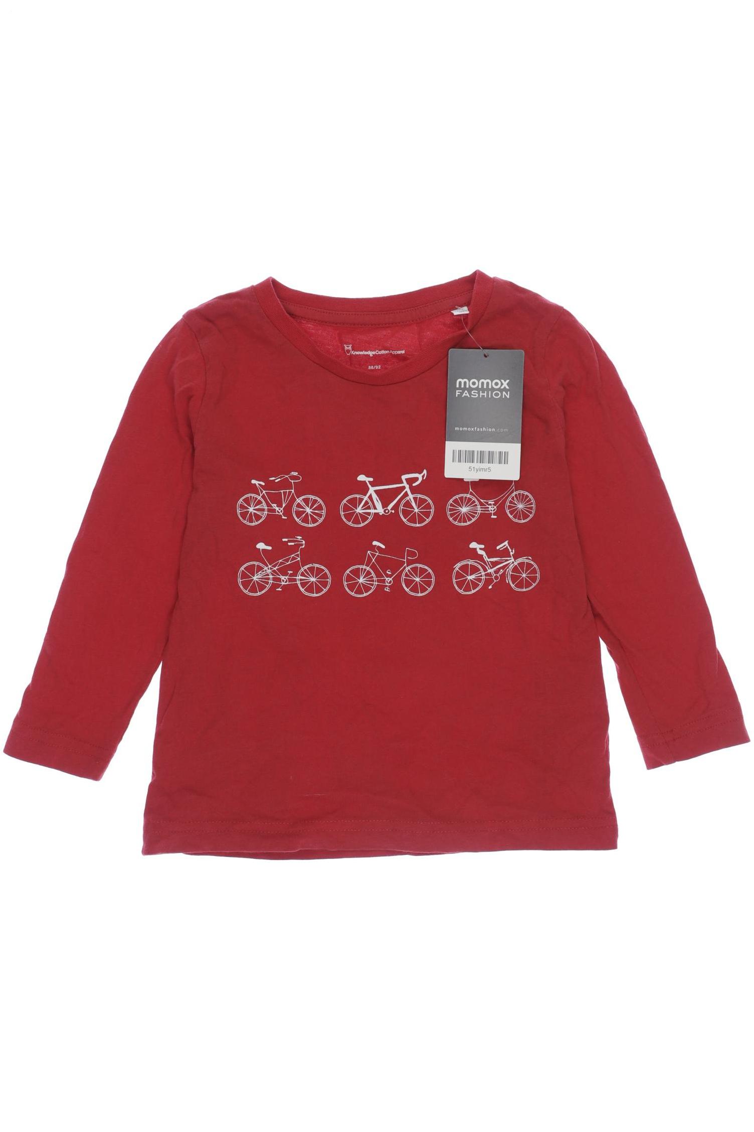 

Knowledge Cotton Apparel Jungen Langarmshirt, rot