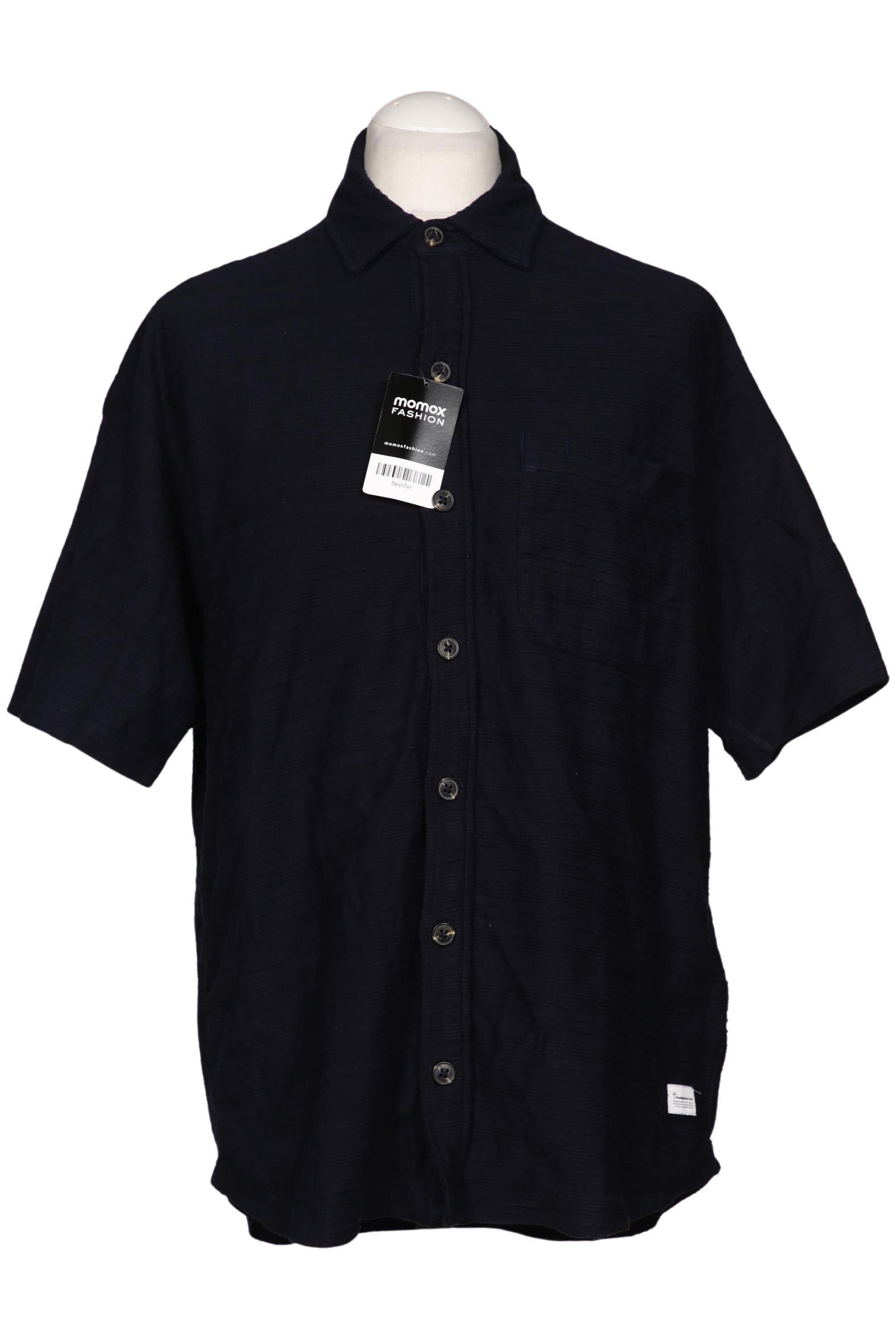 

Knowledge Cotton Apparel Herren Hemd, marineblau, Gr. 52