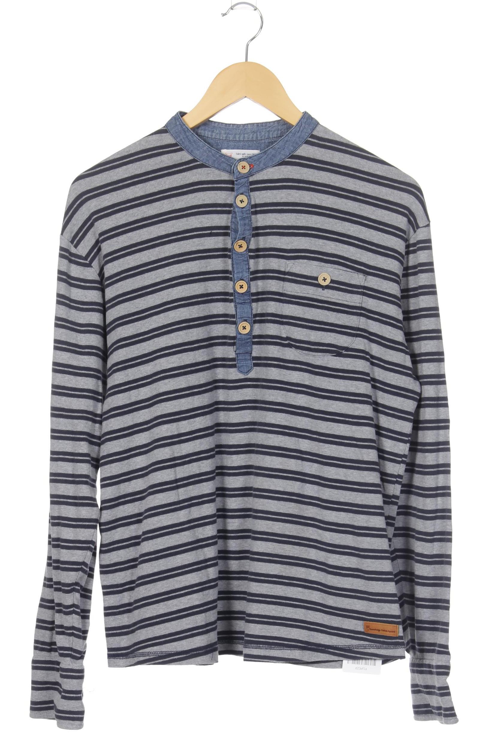 

Knowledge Cotton Apparel Herren Langarmshirt, blau, Gr. 54