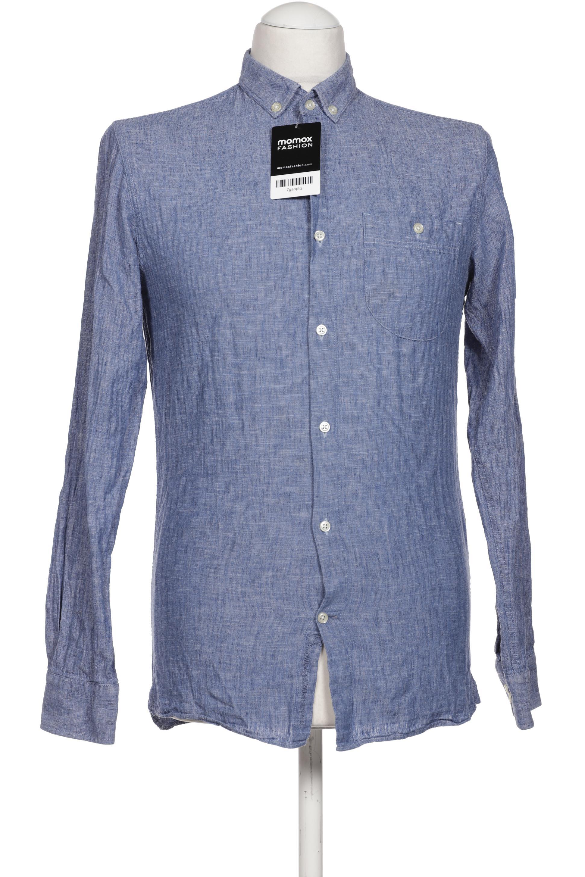 

Knowledge Cotton Apparel Herren Hemd, blau
