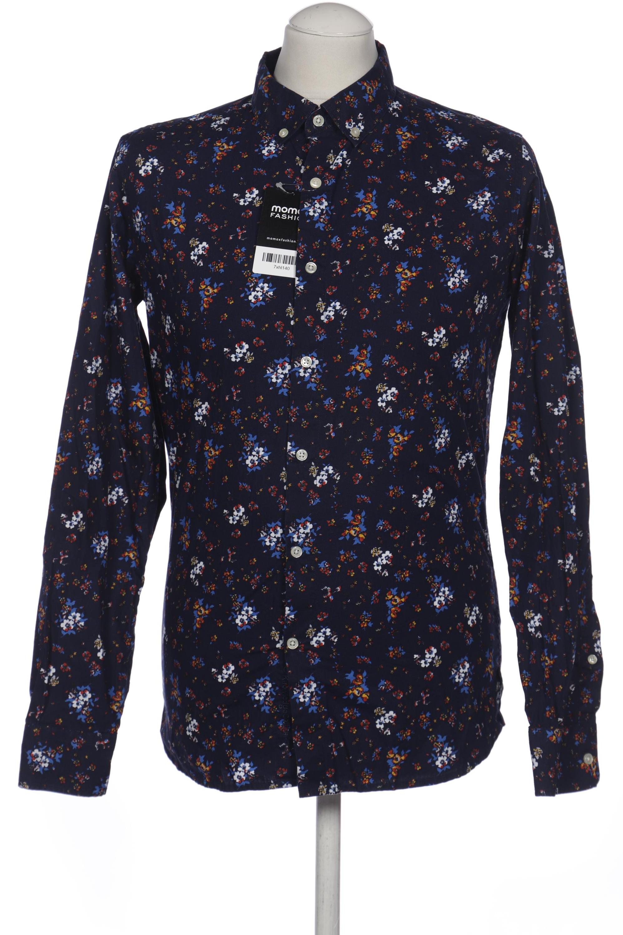 

Knowledge Cotton Apparel Herren Hemd, marineblau