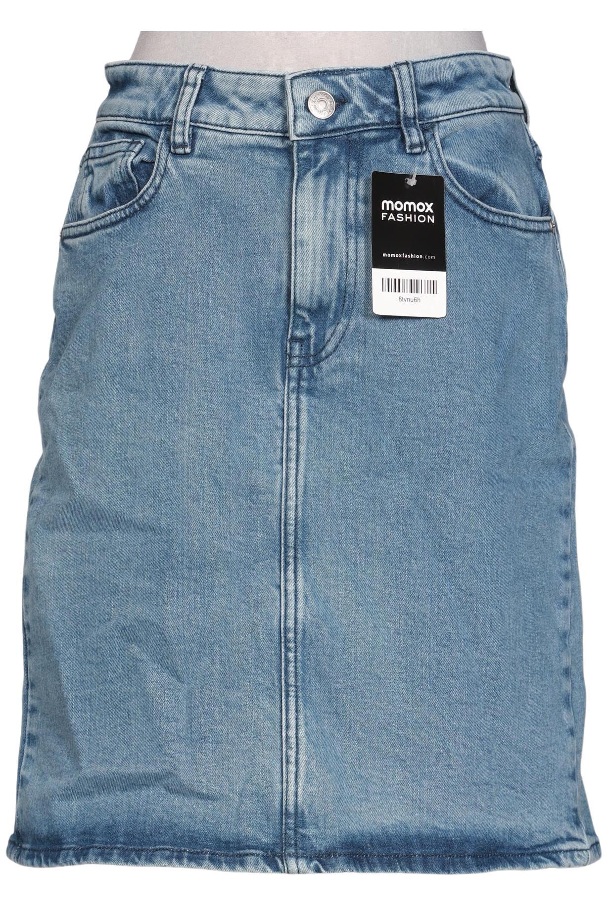 

Knowledge Cotton Apparel Damen Rock, blau, Gr. 36